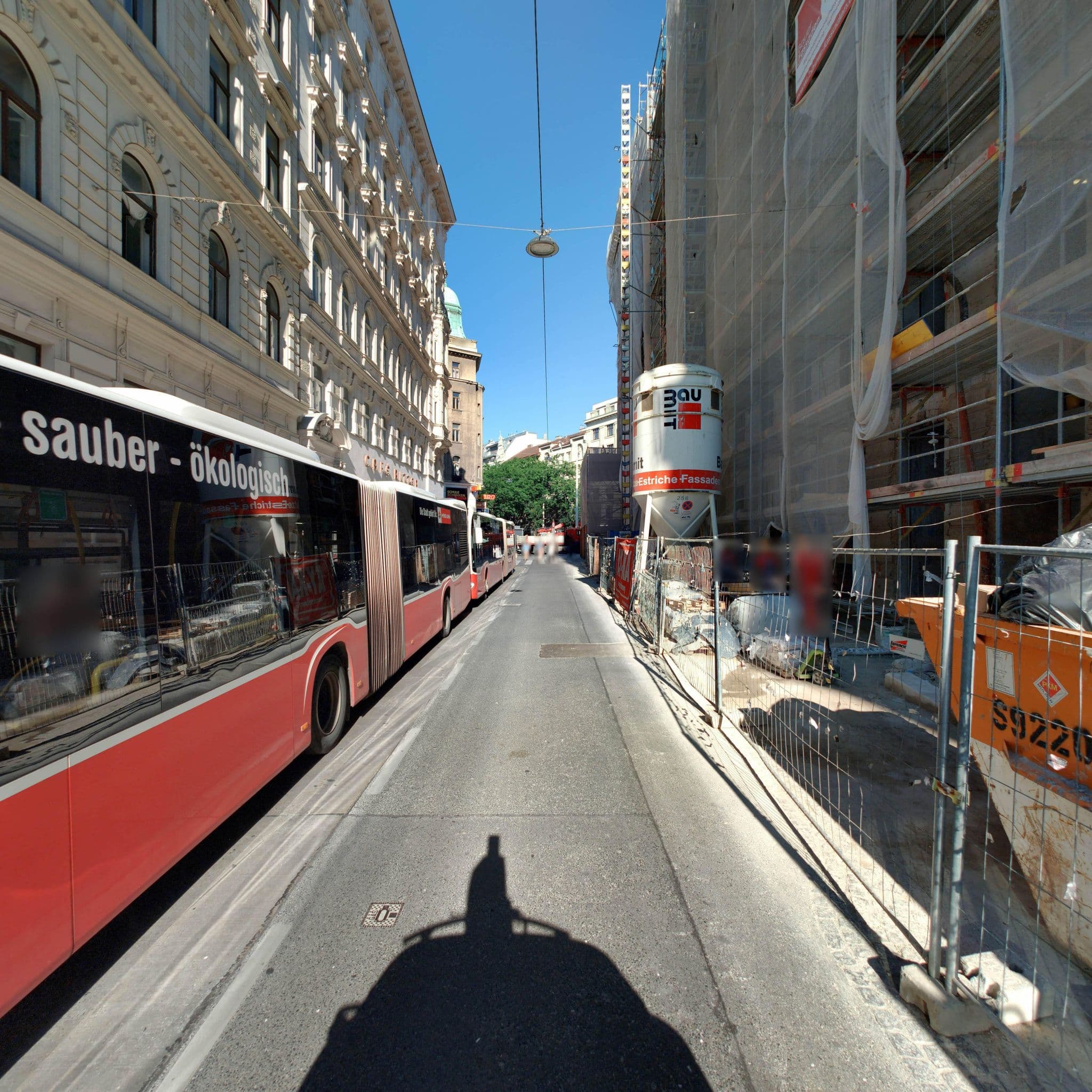 Street view near Hotel Motto, Mariahilf — © eliasgander (CC BY-SA · Mapillary)