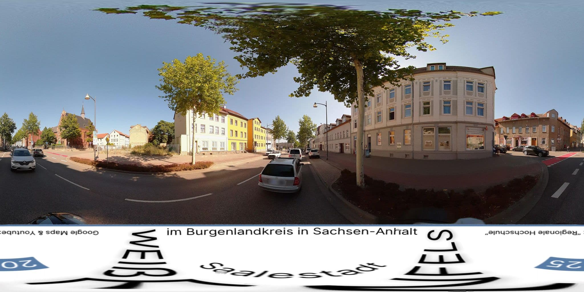 Street view near Roter Löwe, Weißenfels — © MarcAurel2 (CC BY-SA · Mapillary)