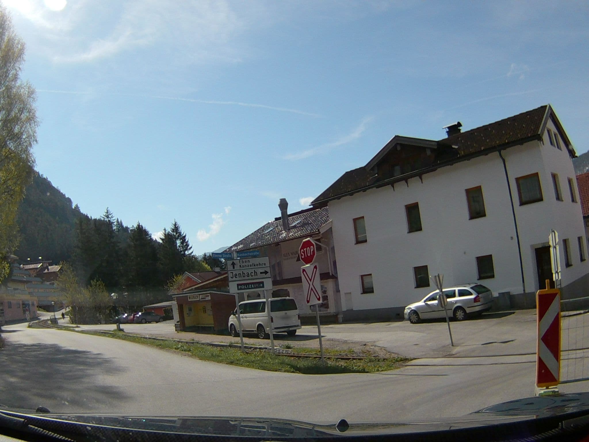 Street view near moser´s Hotel, Maurach
