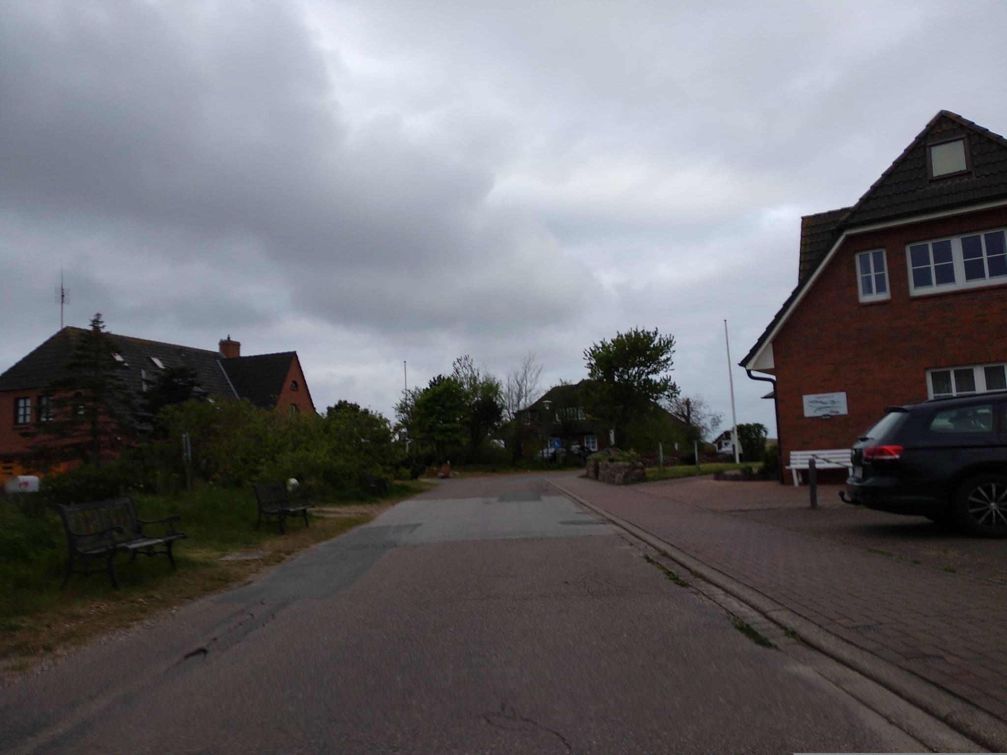 Street view near Dreimädelhaus, Wyk auf Föhr
