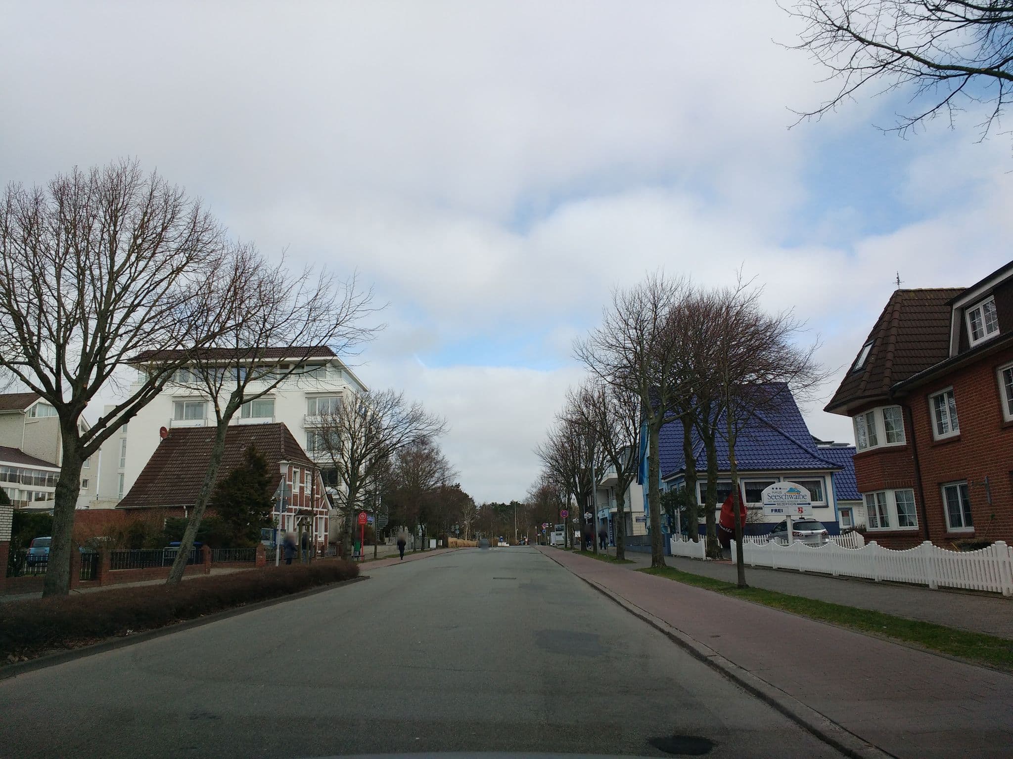 Street view near Hotel Seeschwalbe, Cuxhaven