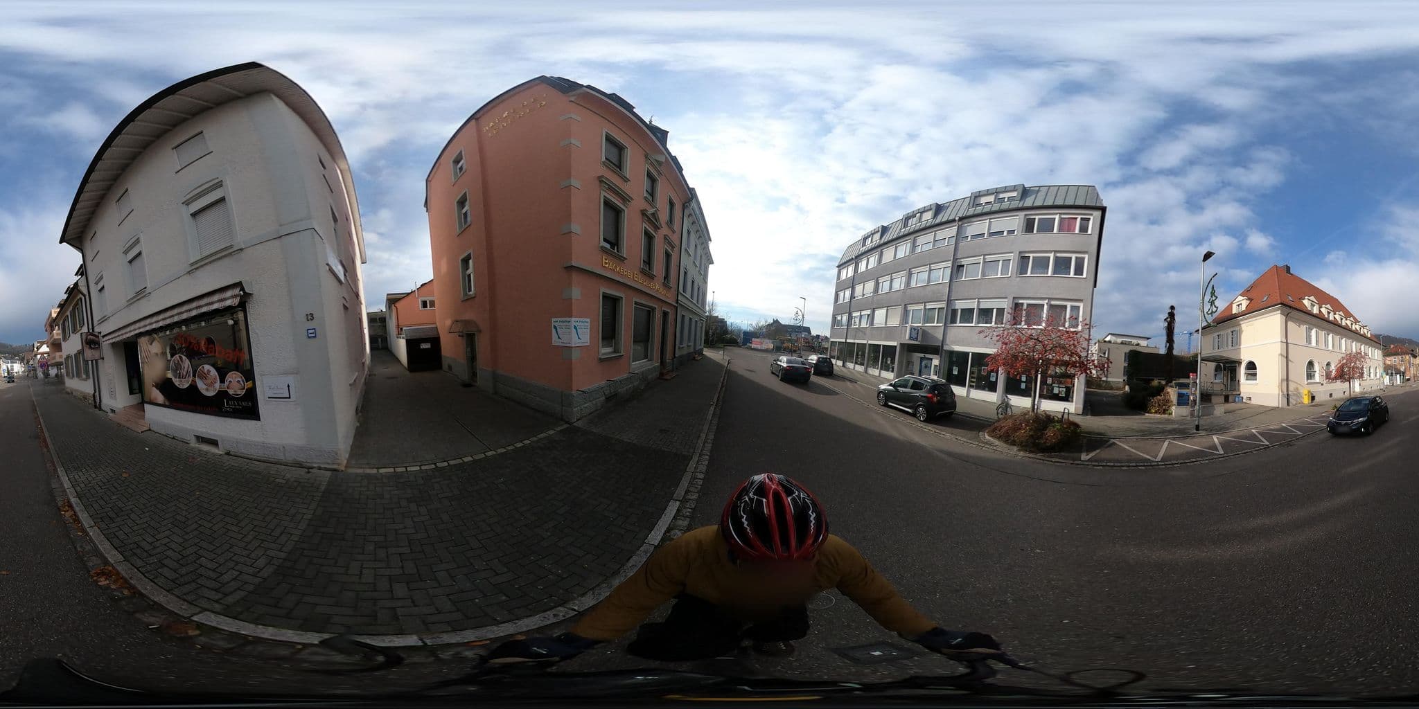 Street view near Three Corners - Pension Im Dreiländereck, Grenzach-Wyhlen — © RadNETZ (CC BY-SA · Mapillary)