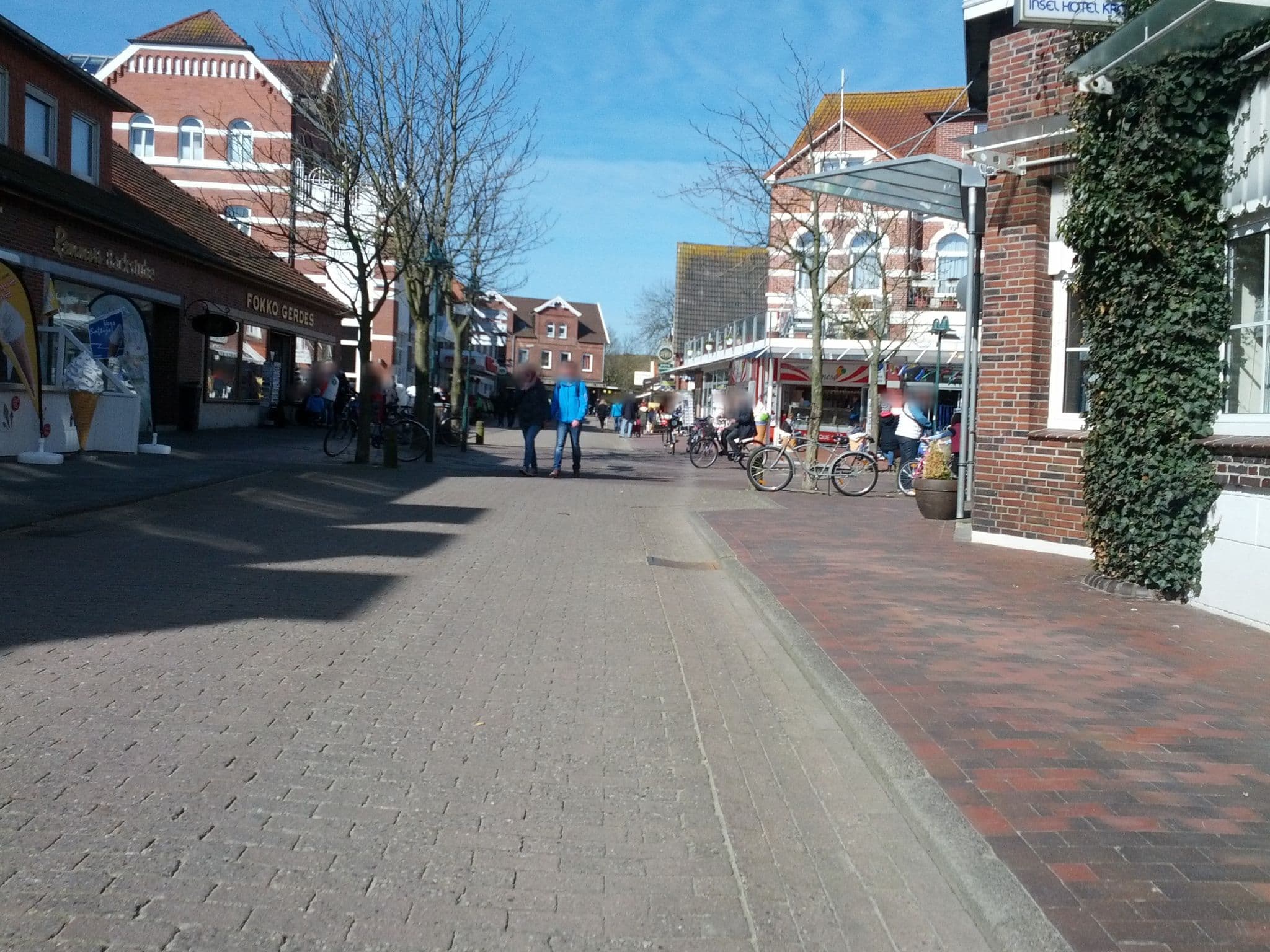 Street view near Dörpleven, Langeoog
