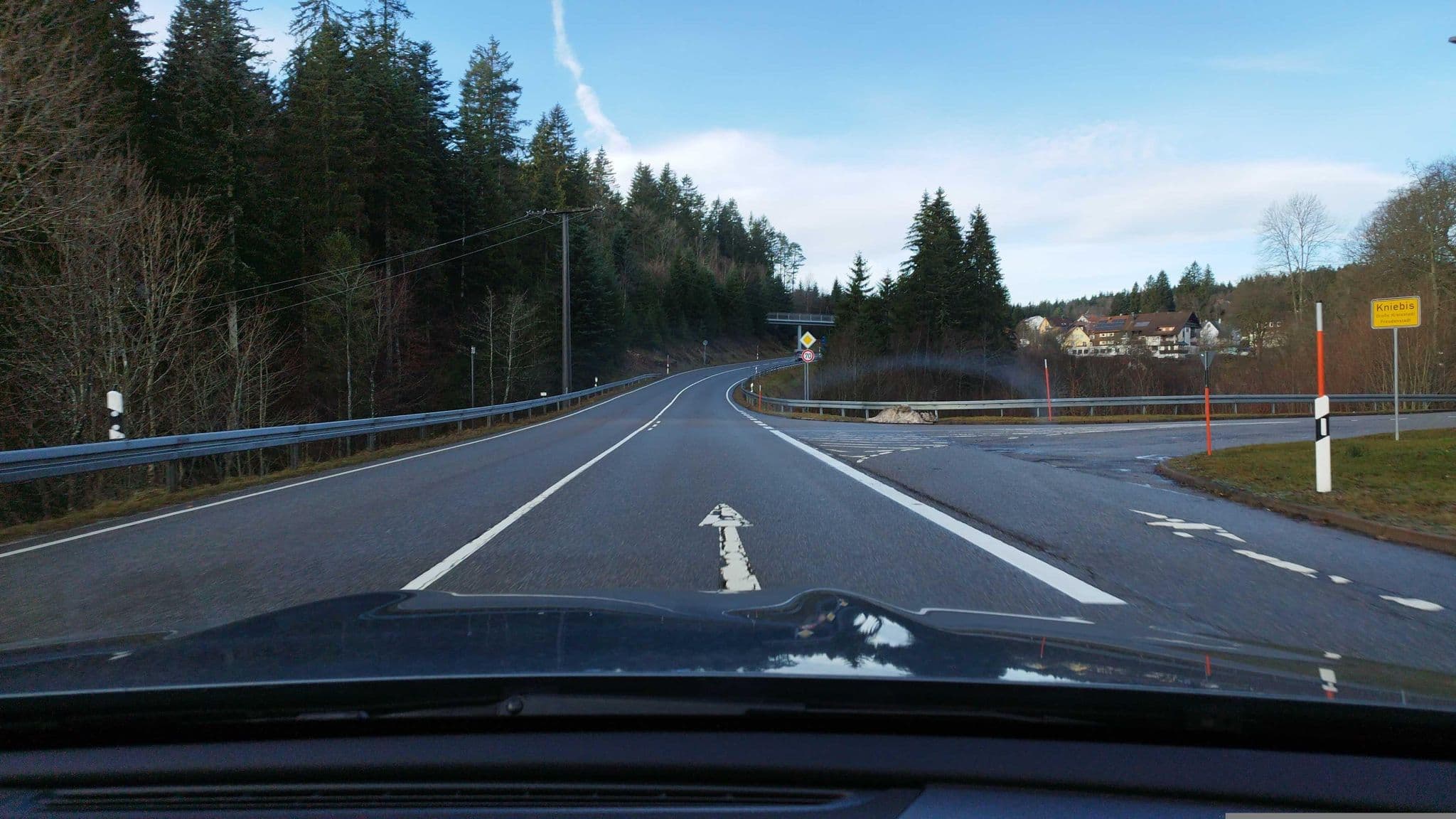 Street view near Kniebis-Stuben Hotel, Bad Rippoldsau-Schapbach — © bct (CC BY-SA · Mapillary)