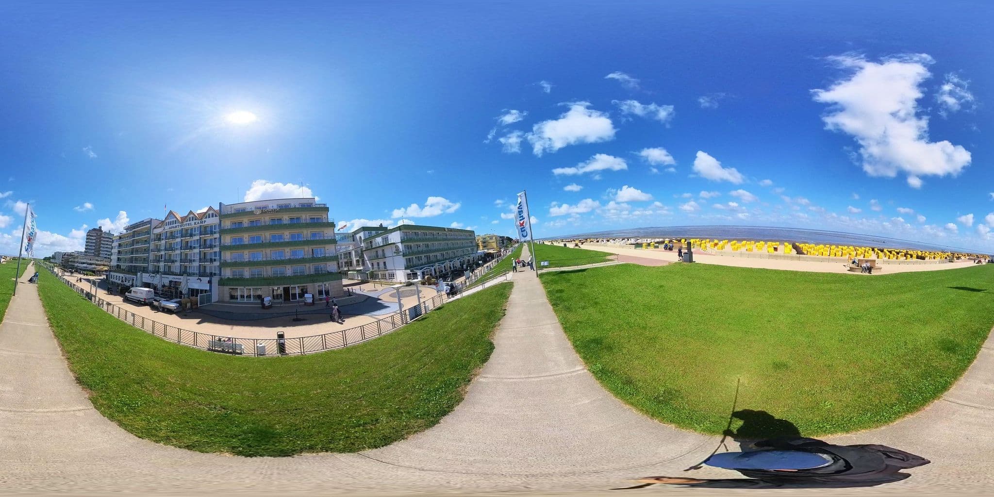 Street view near Bellevue, Cuxhaven