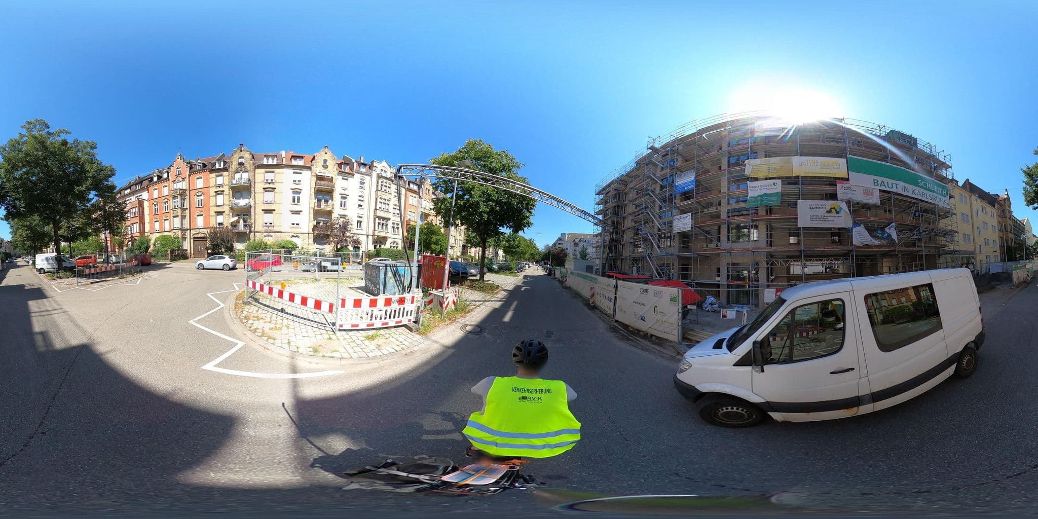 Street view near limehome, Karlsruhe — © RadNETZ (CC BY-SA · Mapillary)