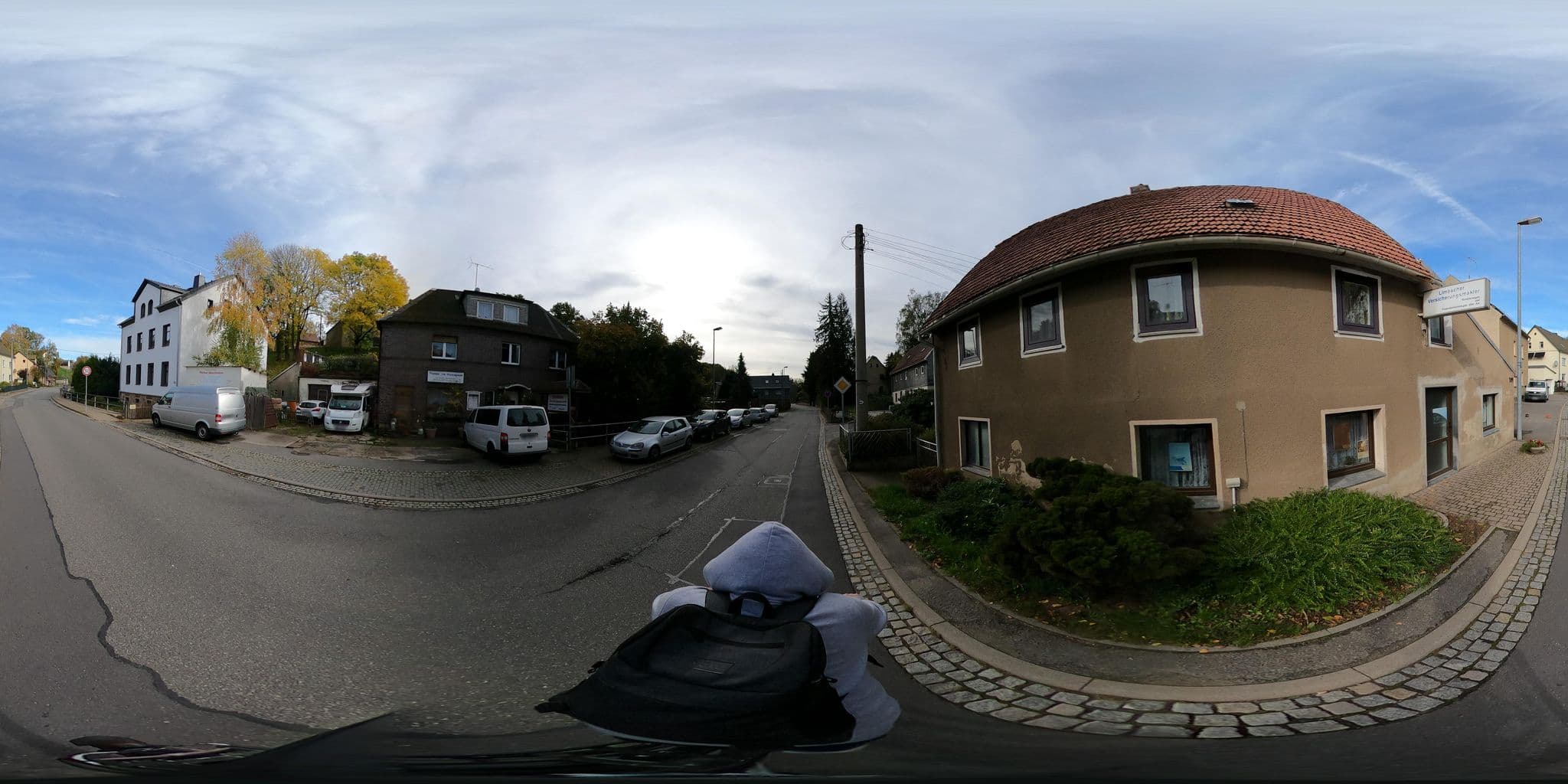 Street view near Pension Am Wiesengrund, Wittgensdorf — © wielandb (CC BY-SA · Mapillary)