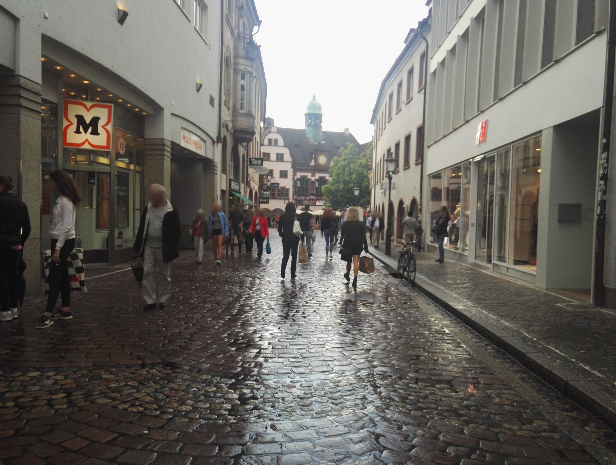 Street view near Hotel am Rathaus, Freiburg — © aceini (CC BY-SA · Mapillary)