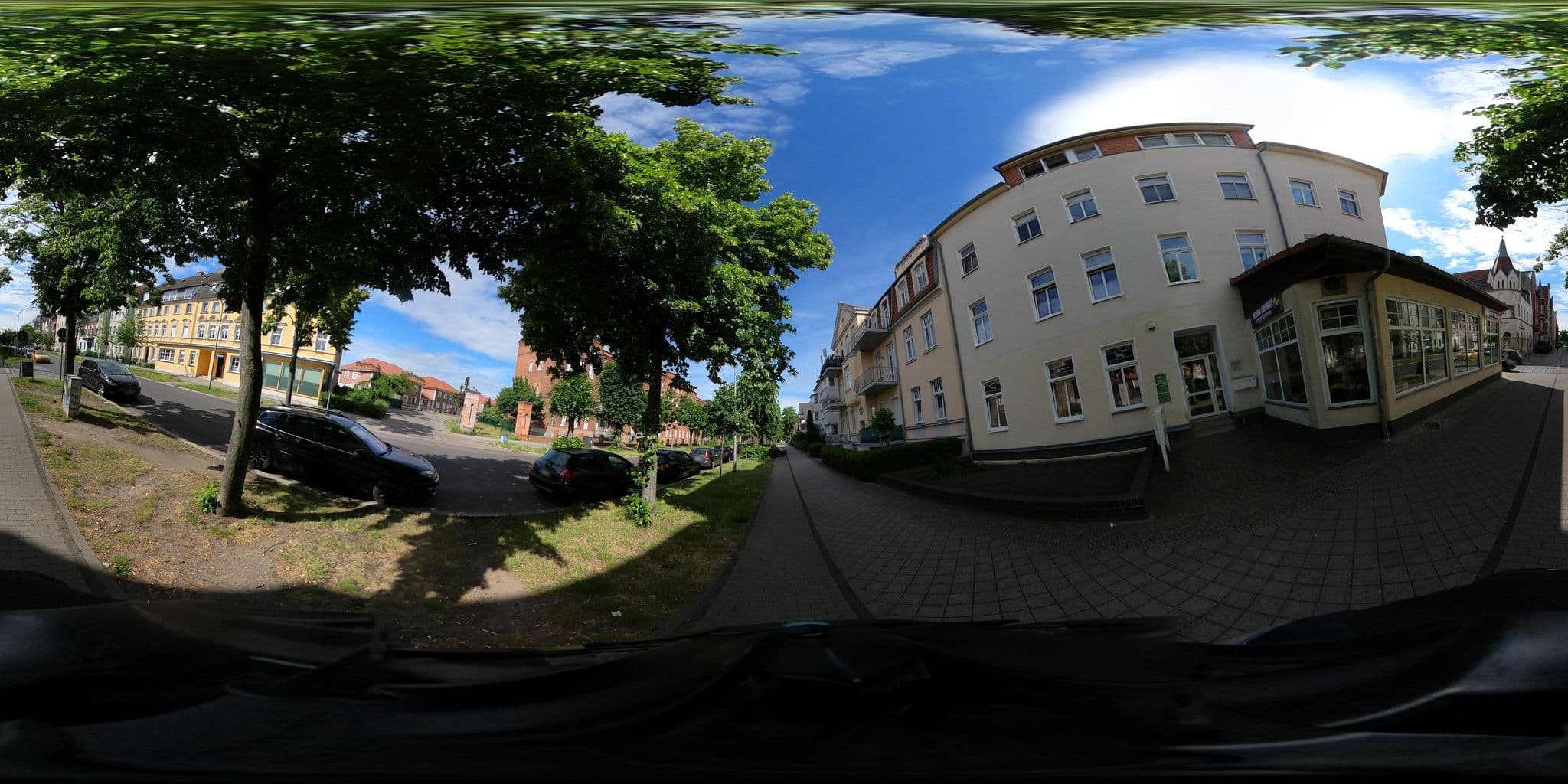 Street view near Kulinarische Zauberei, Rathenow — © ADFClandesverbandBRB (CC BY-SA · Mapillary)