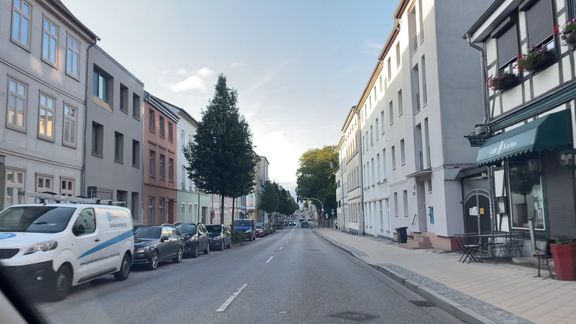 Street view near Pension Karina Schwerin, Schelfstadt — © hotteliene (CC BY-SA · Mapillary)