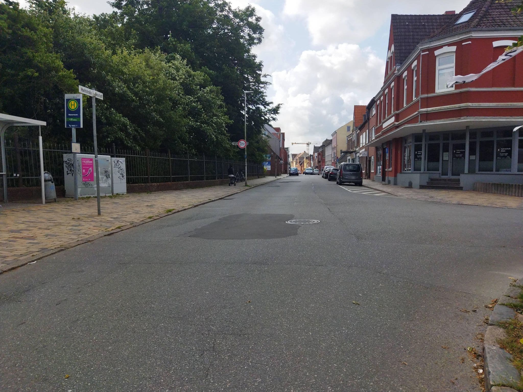 Street view near Wasserturm, Husum — © changchun1 (CC BY-SA · Mapillary)