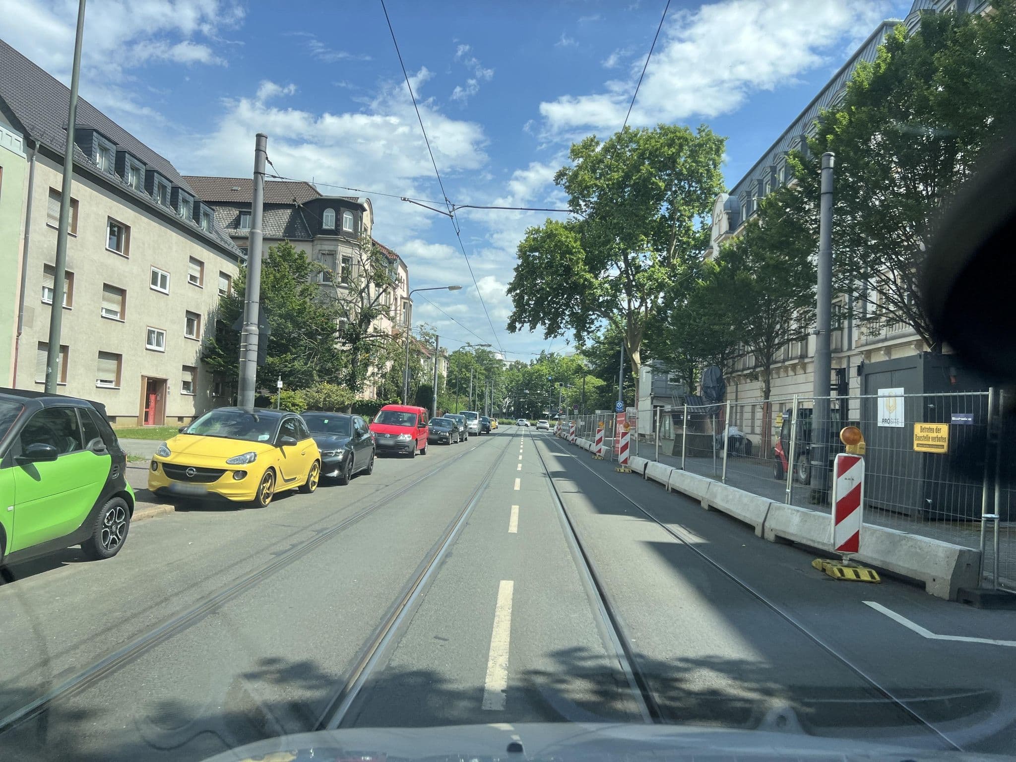Street view near The Florentin, Frankfurt am Main