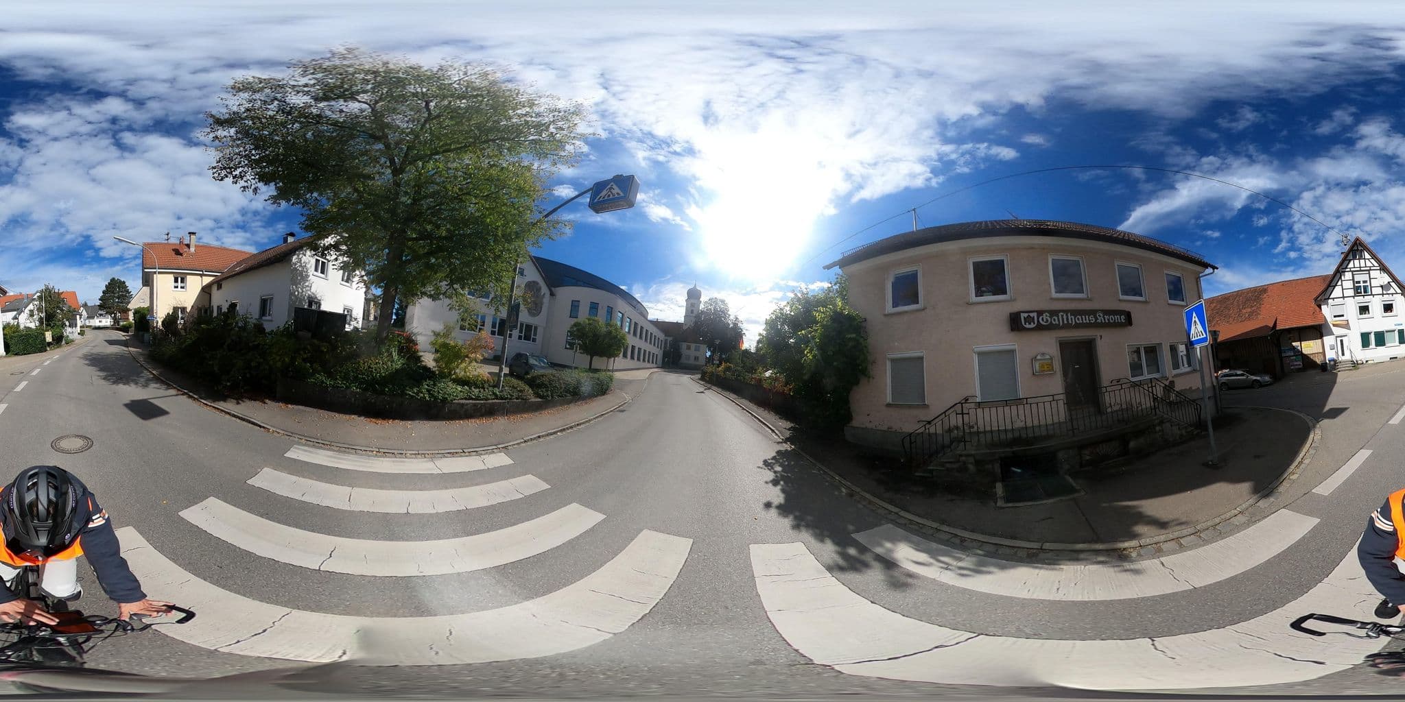 Street view near "Gasthaus Krone", Bergatreute — © RadNETZ (CC BY-SA · Mapillary)