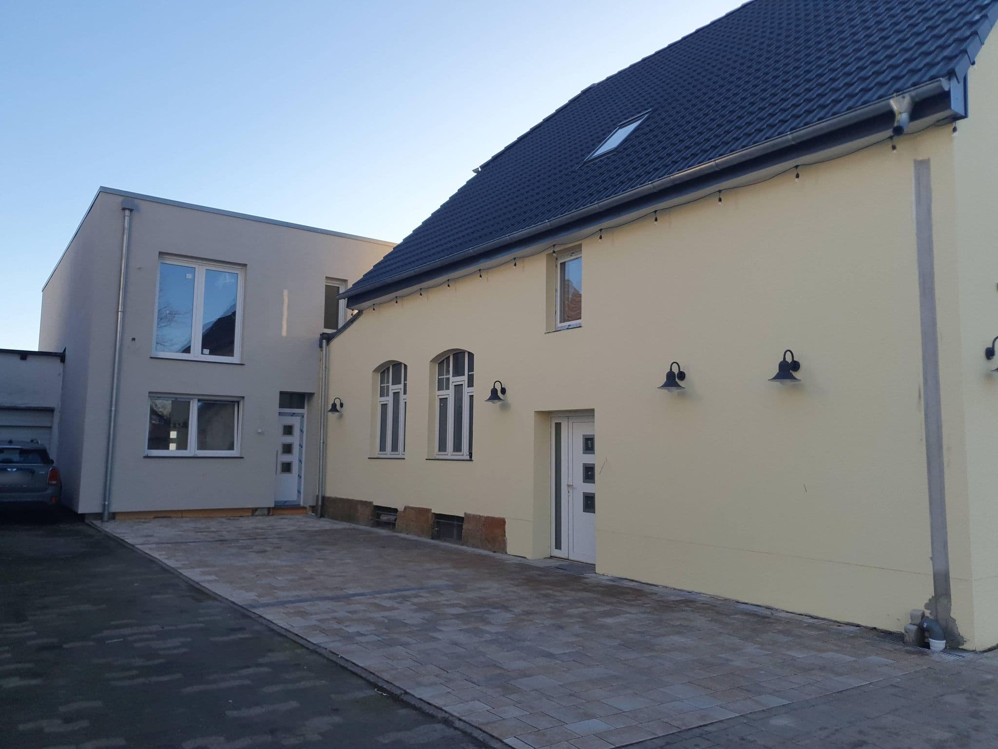 Street view near Boarding Haus Steinwurf, Steinhagen — © DeFra85 (CC BY-SA · Mapillary)