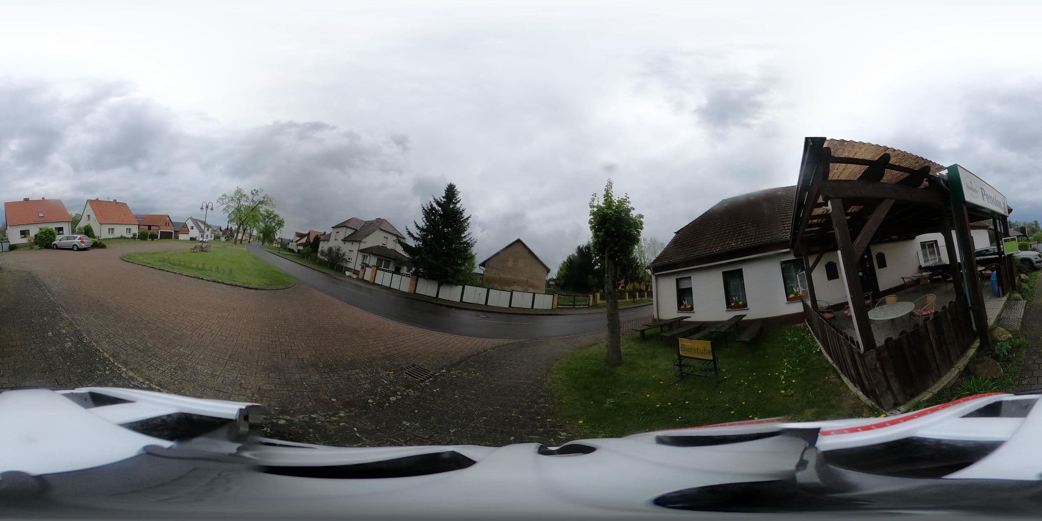 Street view near Pension "Zur Linde", Lieberose — © Oderradler (CC BY-SA · Mapillary)