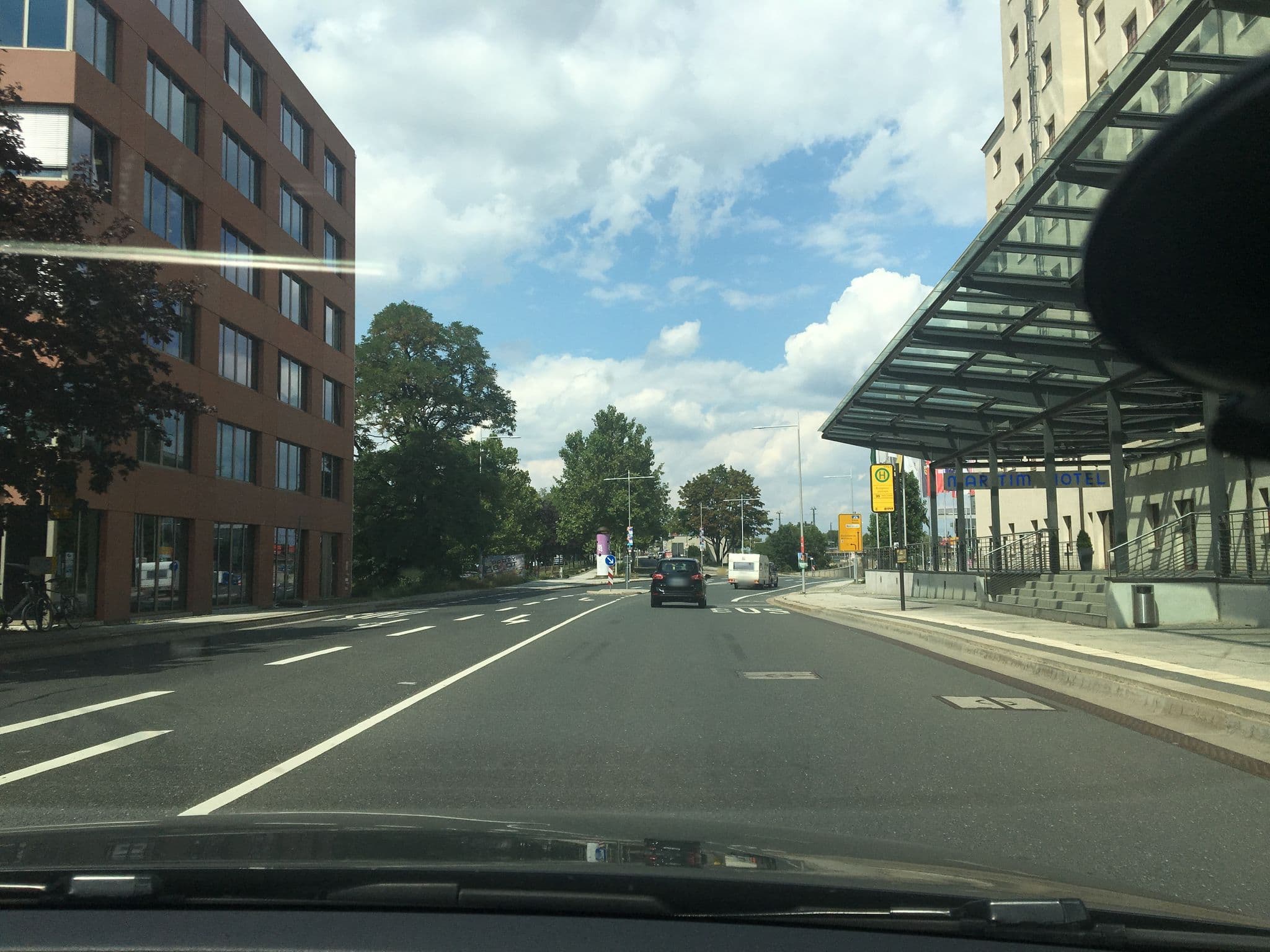 Street view near Maritim Hotel Dresden, Dresden — © swalther (CC BY-SA · Mapillary)