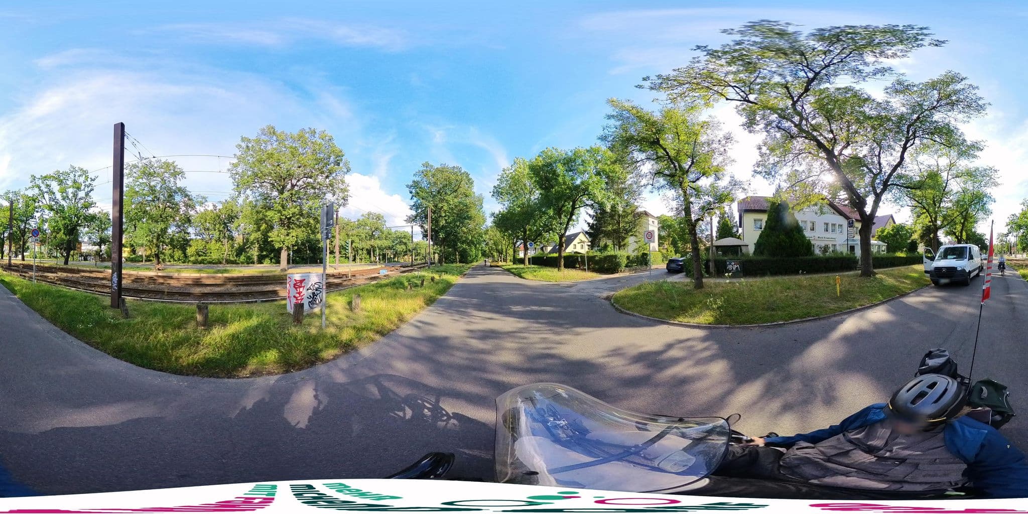 Street view near Pension Mark Brandenburg, Potsdam — © hARTwig (CC BY-SA · Mapillary)