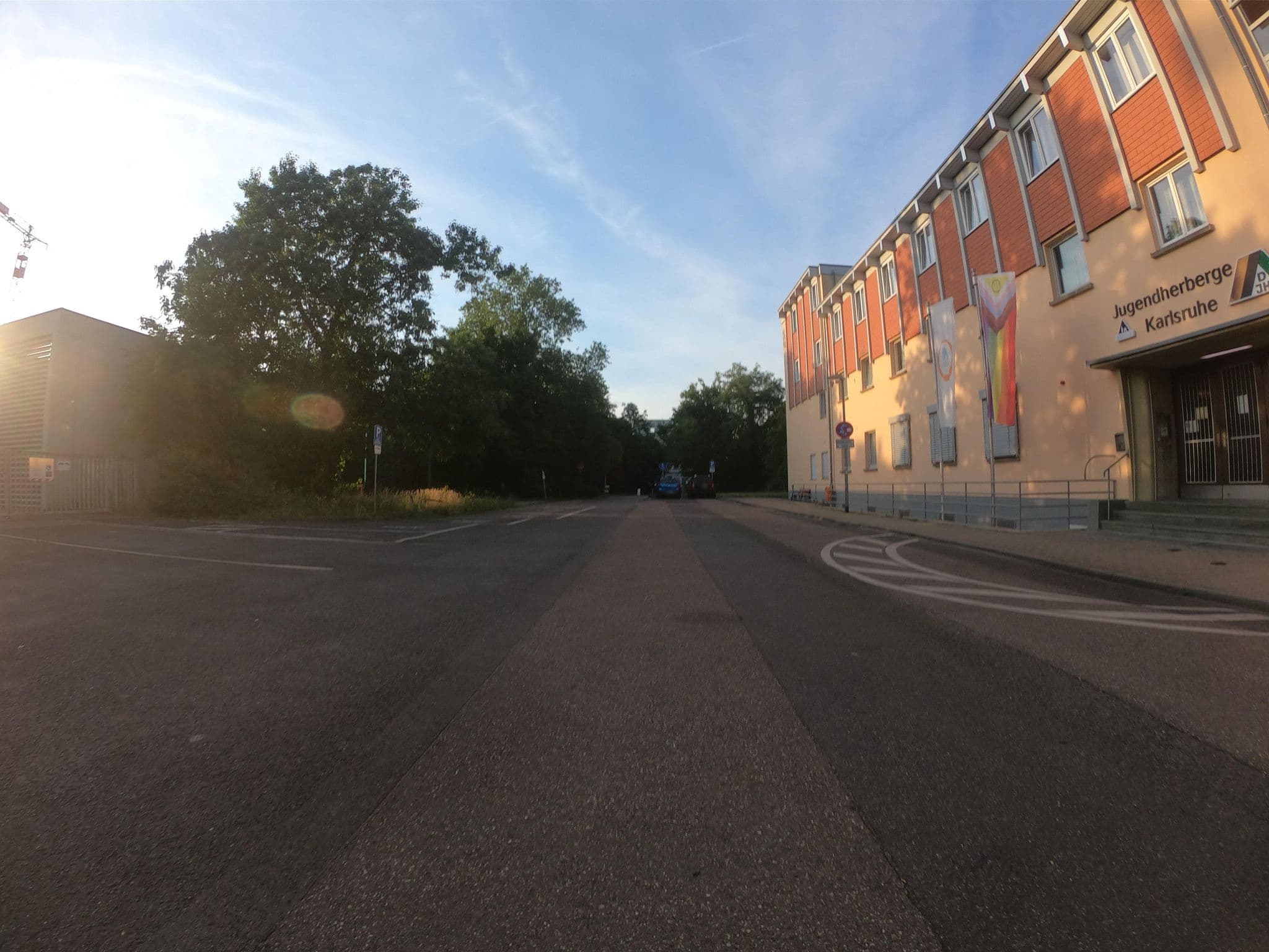 Street view near Jugendherberge Karlsruhe, Karlsruhe — © mathe-hilde (CC BY-SA · Mapillary)