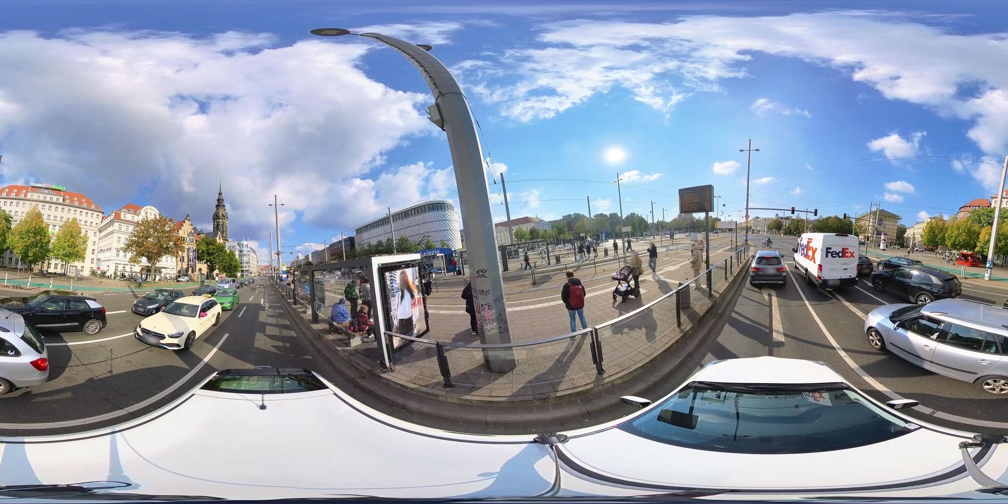 Street view near Fürstenhof, Leipzig — © osmplus_org (CC BY-SA · Mapillary)