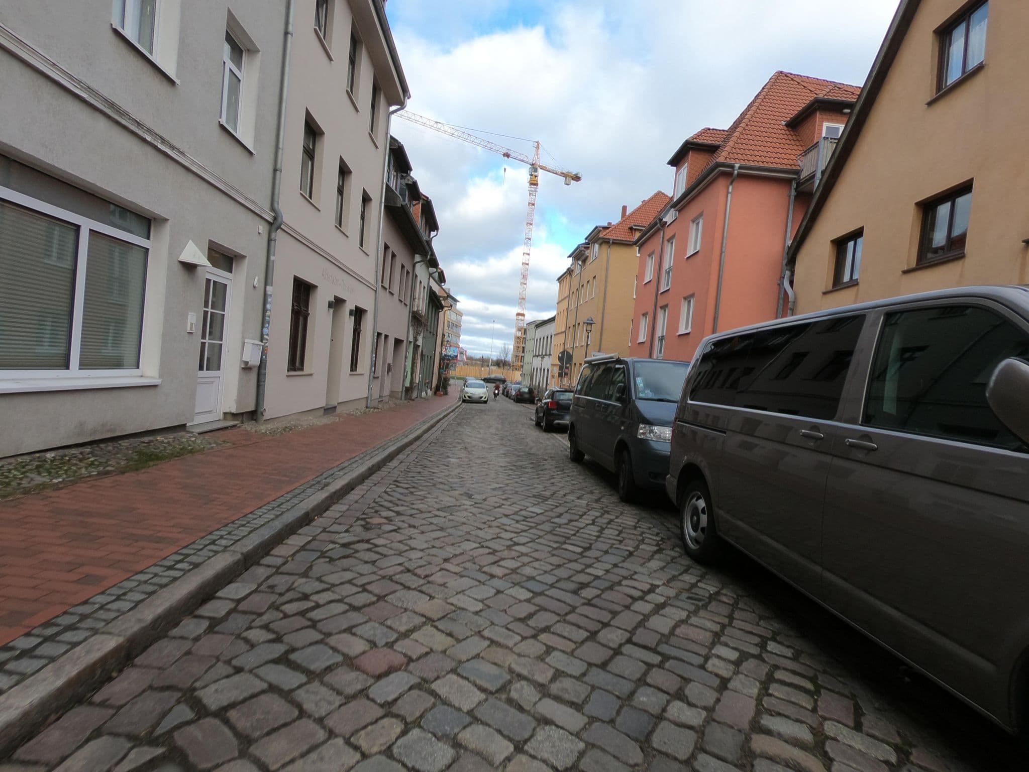 Street view near Altstadt Pension, Rostock — © 8of9 (CC BY-SA · Mapillary)