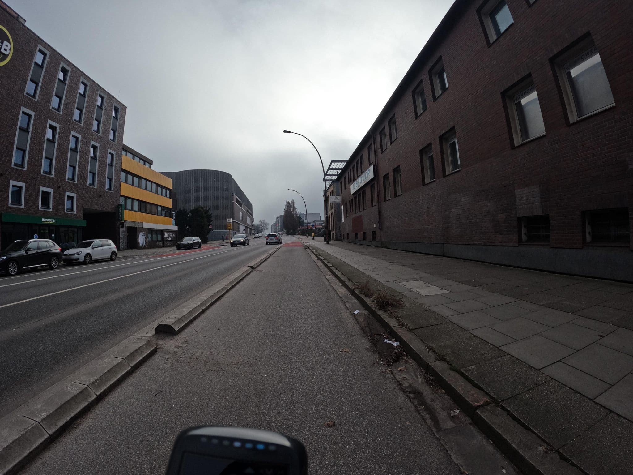 Street view near B&B Hotel Hamburg-Wandsbek, Eilbek — © mjay (CC BY-SA · Mapillary)