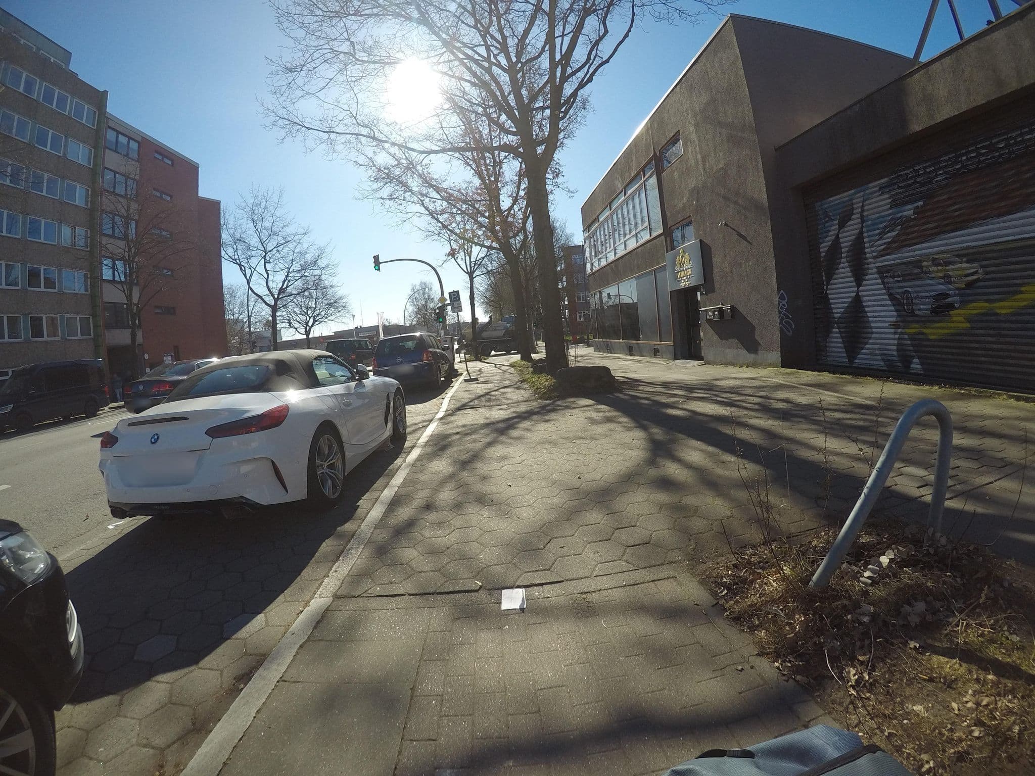 Street view near Hotel Greven, Borgfelde — © mfa (CC BY-SA · Mapillary)