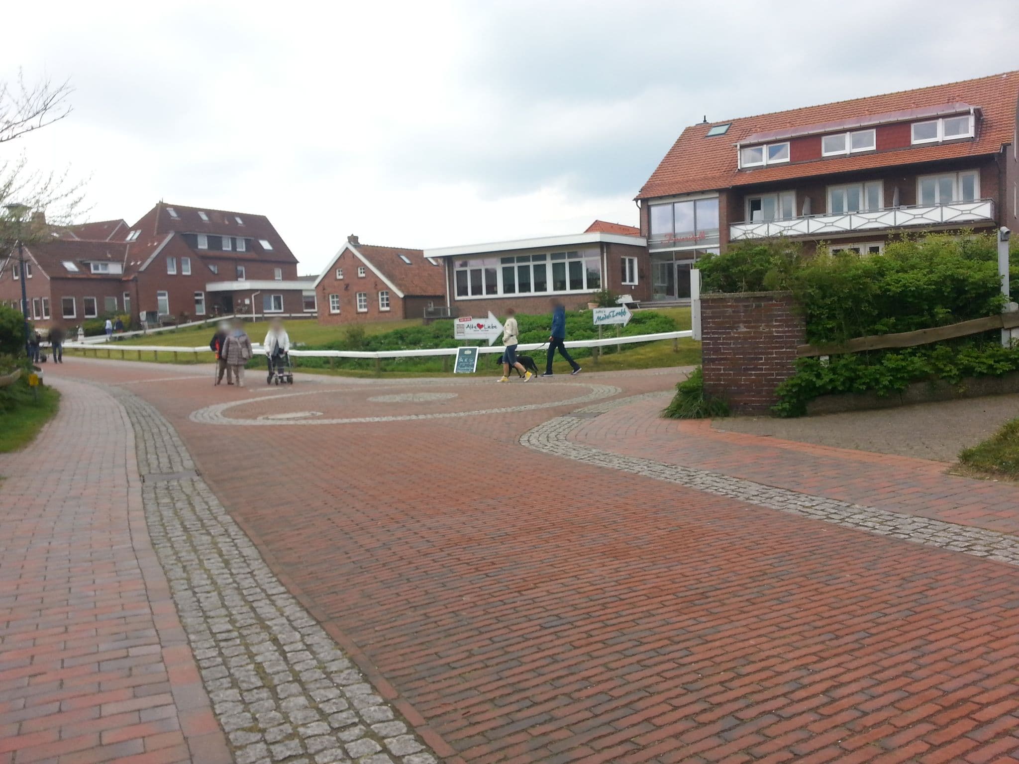 Street view near Haus Sylvia, Langeoog