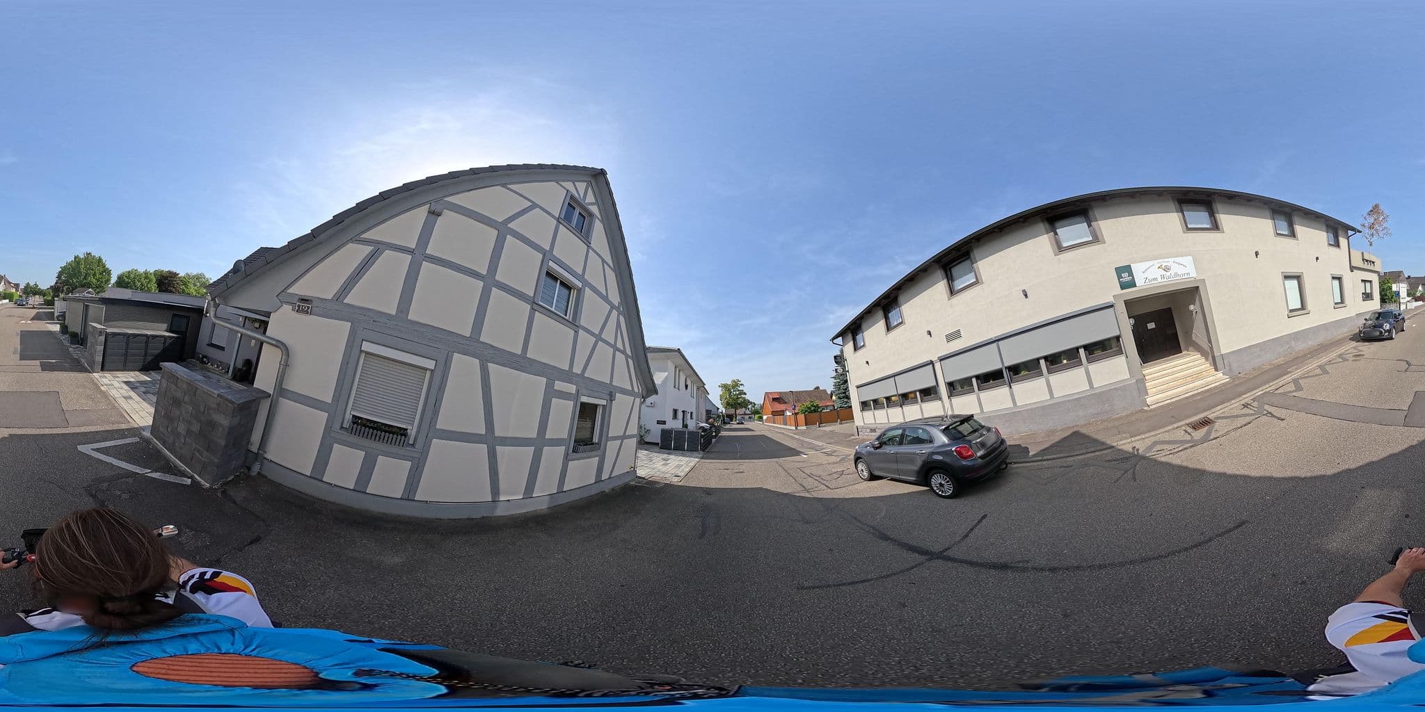 Street view near Gasthaus zum Waldhorn, Rheinau — © karthoo (CC BY-SA · Mapillary)