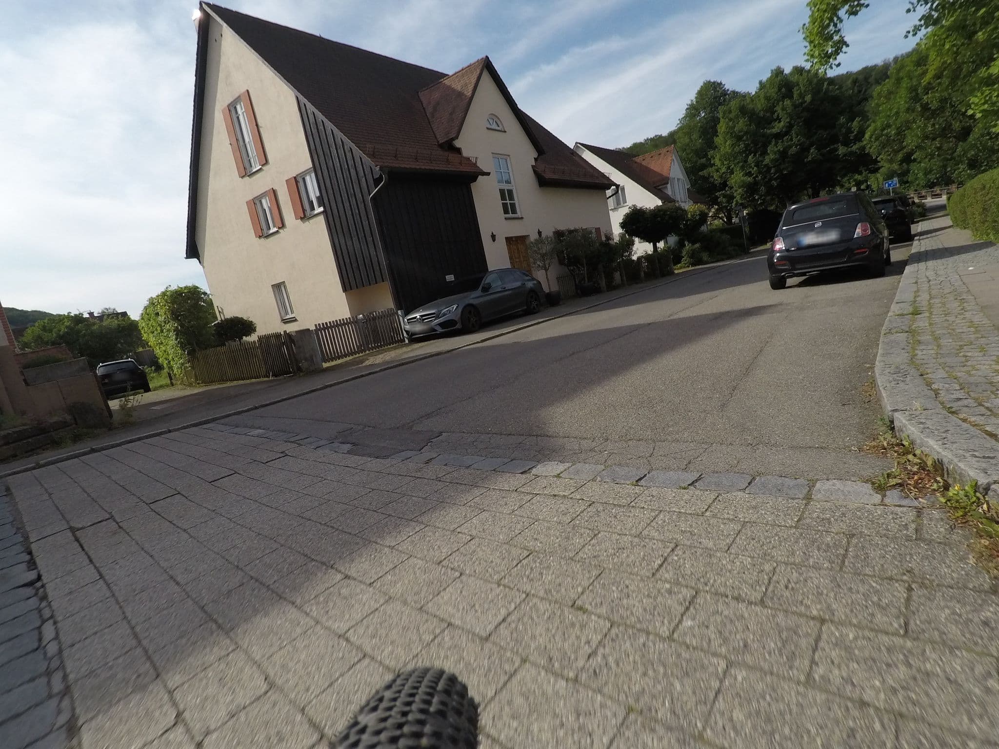Street view near Landhotel Hirsch, Tübingen — © plexi32 (CC BY-SA · Mapillary)