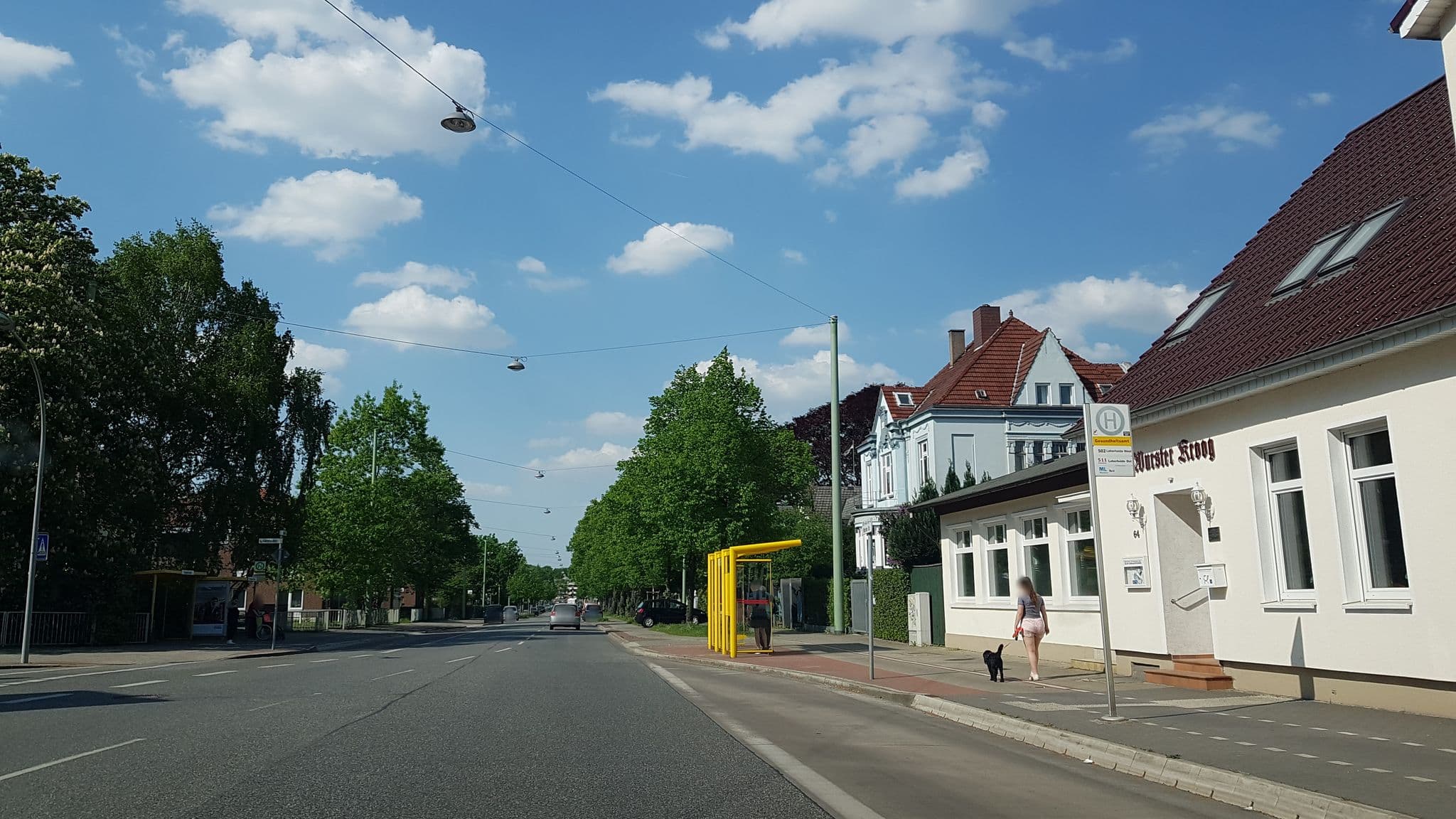 Street view near Hotel Wurster Kroog, Bremerhaven — © imeem5551 (CC BY-SA · Mapillary)