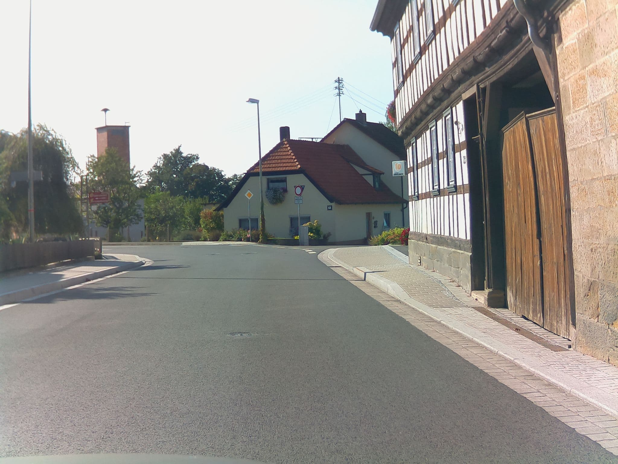 Street view near Pension Ritzensteiger, Untermerzbach — © ramap (CC BY-SA · Mapillary)