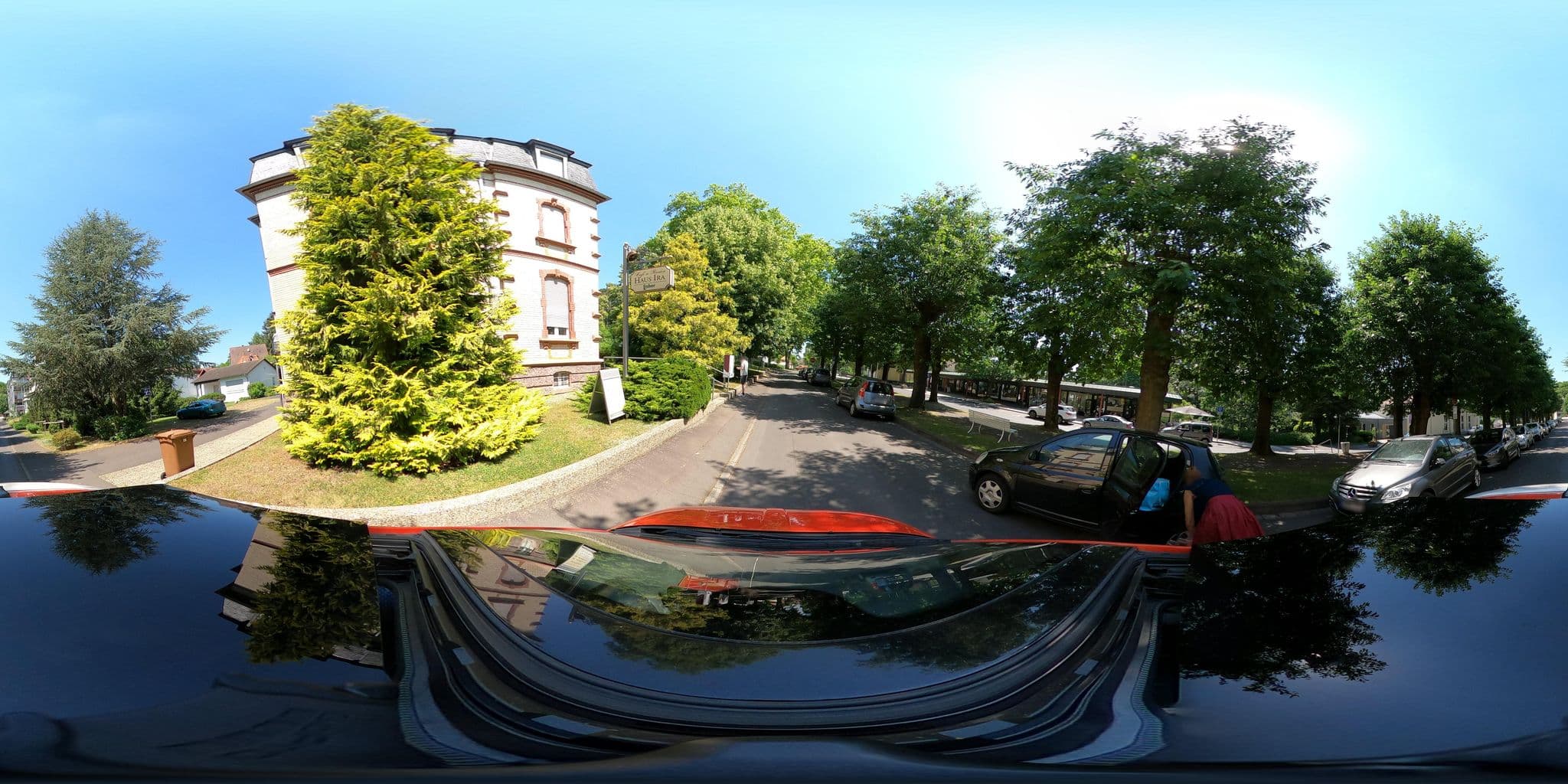 Street view near Cafe und Pension Haus Ira, Nidda — © GameRover (CC BY-SA · Mapillary)