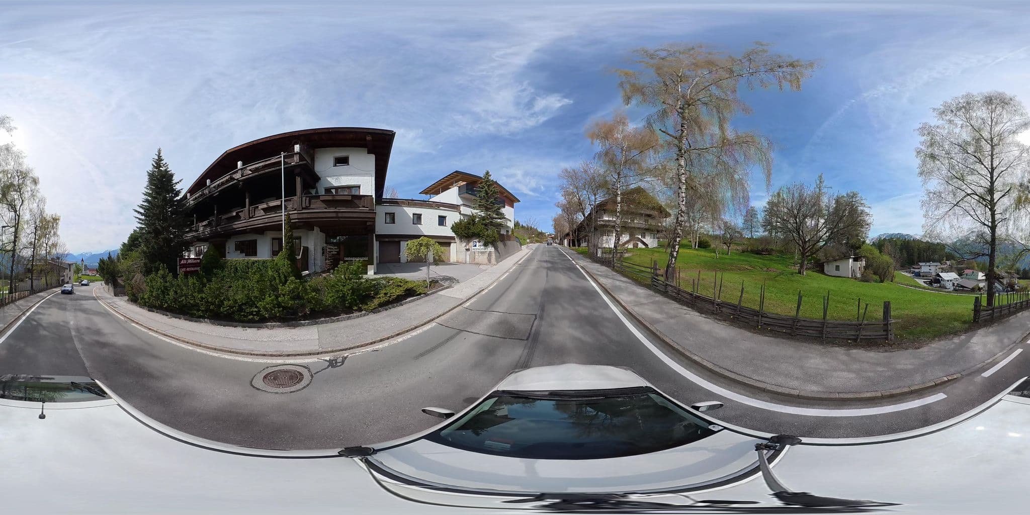 Street view near Alt Mösern, Pettnau — © osmplus_org (CC BY-SA · Mapillary)