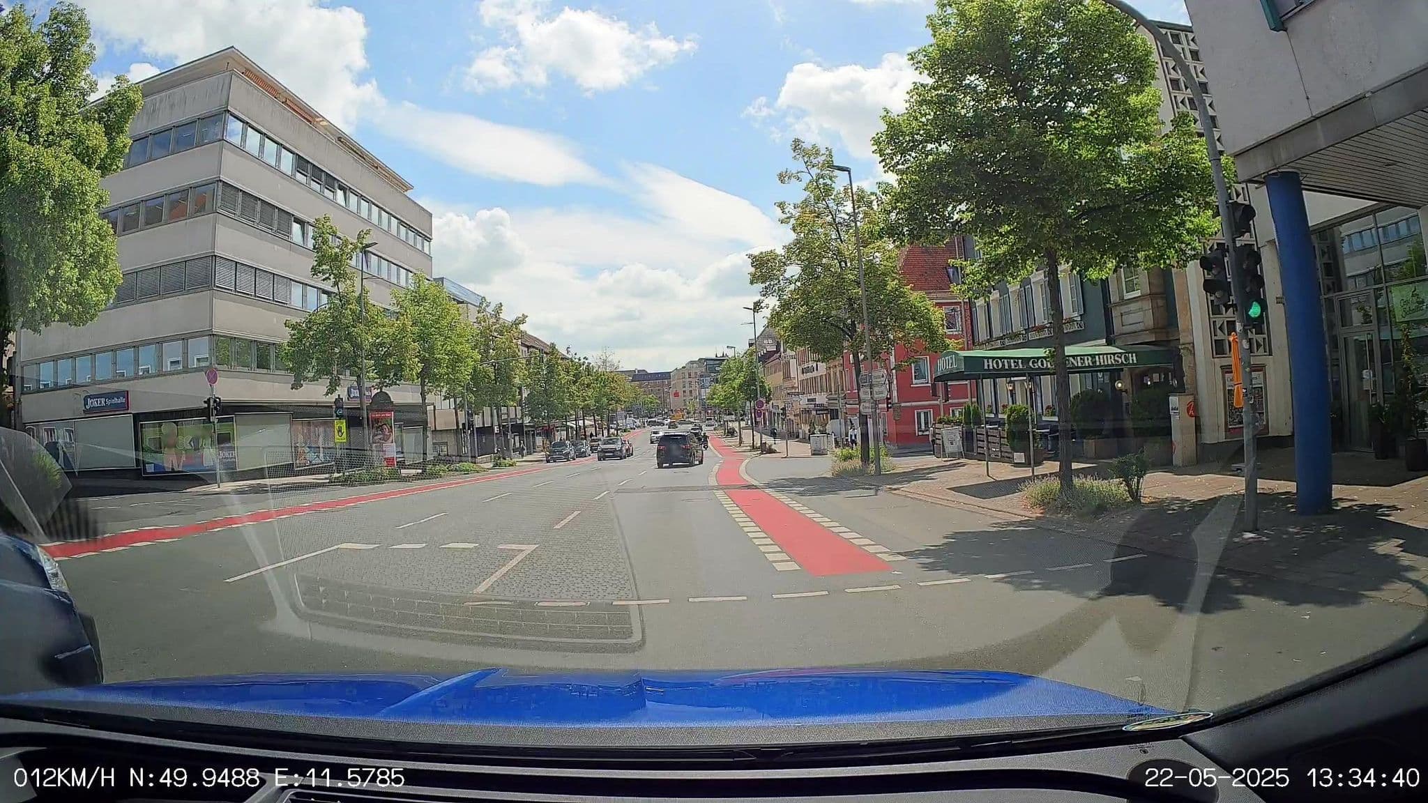 Street view near Goldener Hirsch, Bayreuth — © SandStorm (CC BY-SA · Mapillary)