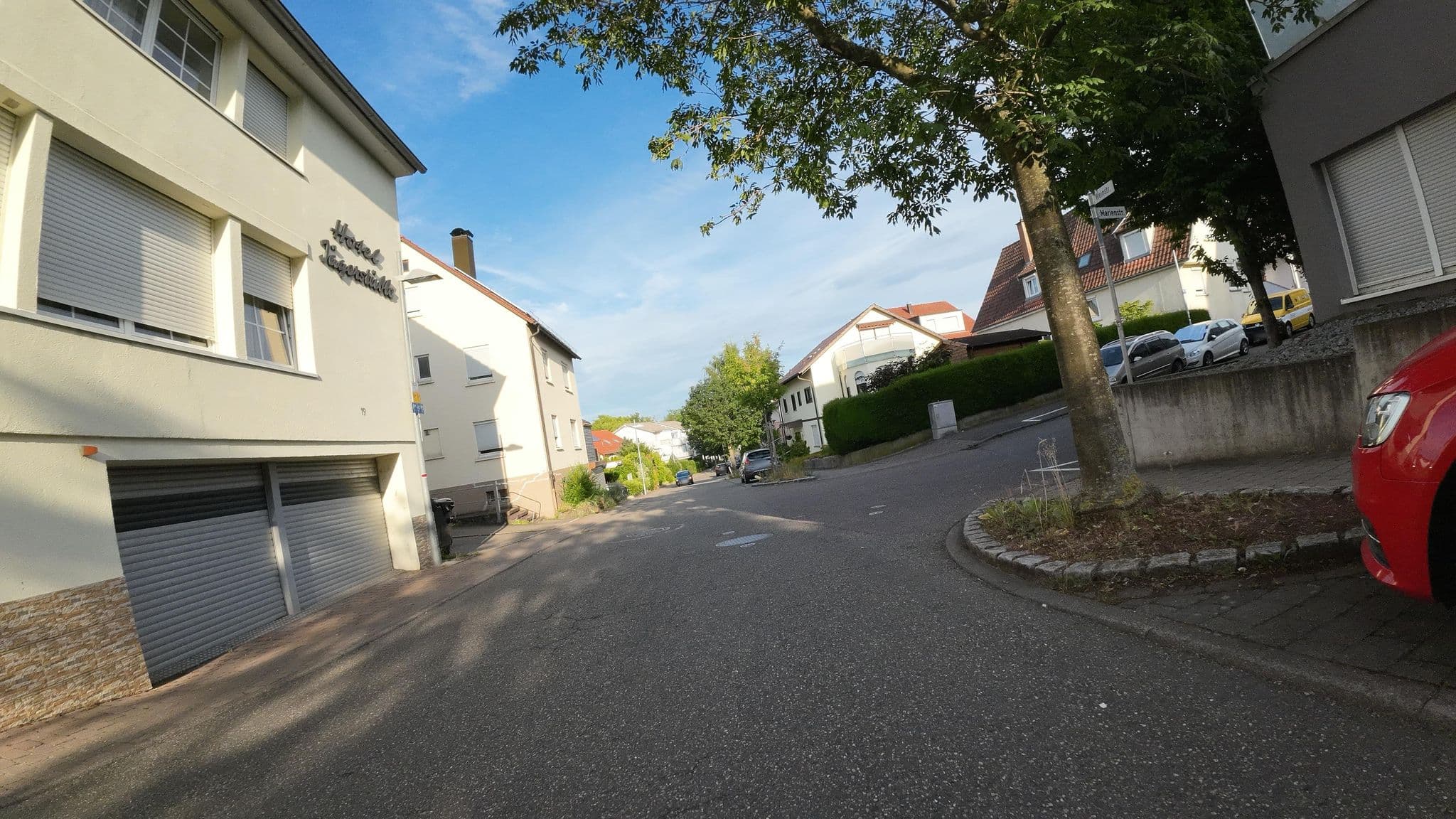 Street view near Hotel Jägerstüble, Neckarsulm — © teddy73 (CC BY-SA · Mapillary)