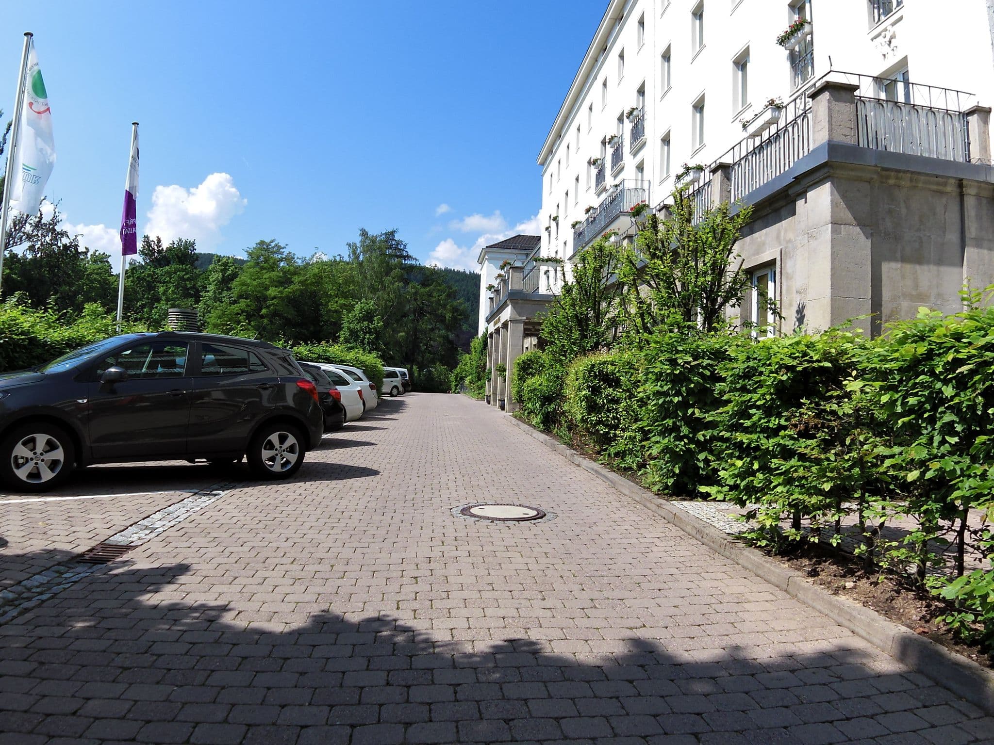 Street view near H+ Hotel & SPA, Friedrichroda — © zoegglmeyr (CC BY-SA · Mapillary)