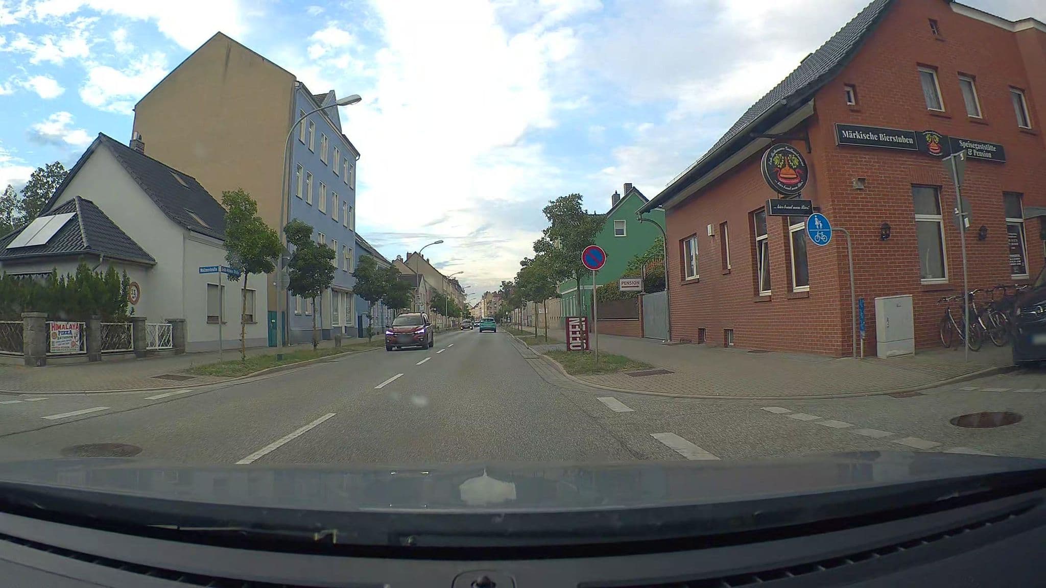 Street view near Pension "Märkische Bierstuben", Rathenow — © poxonline (CC BY-SA · Mapillary)