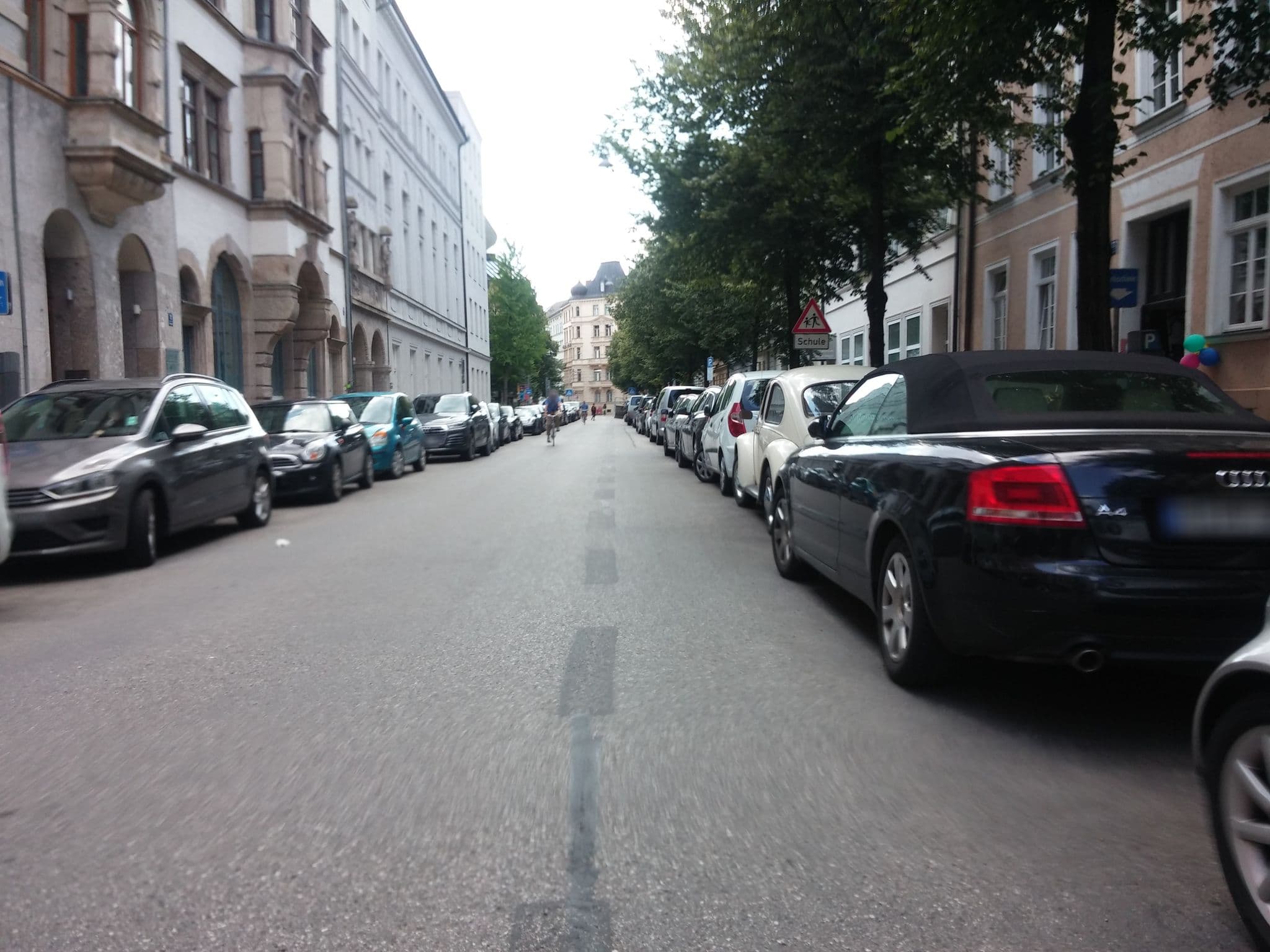 Street view near Hotel Adria, Munich