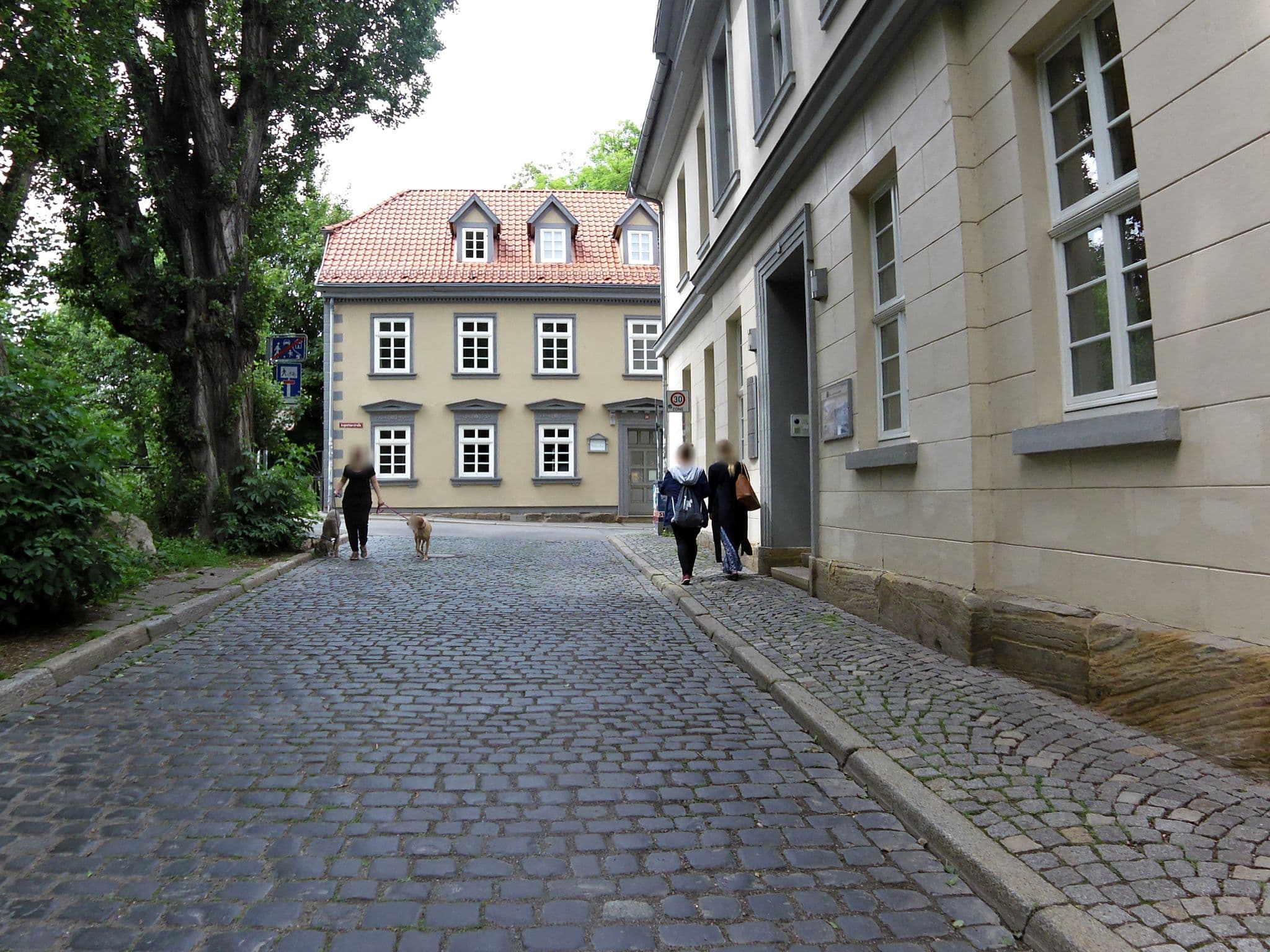 Street view near Gästehaus Nikolai, Erfurt — © zoegglmeyr (CC BY-SA · Mapillary)