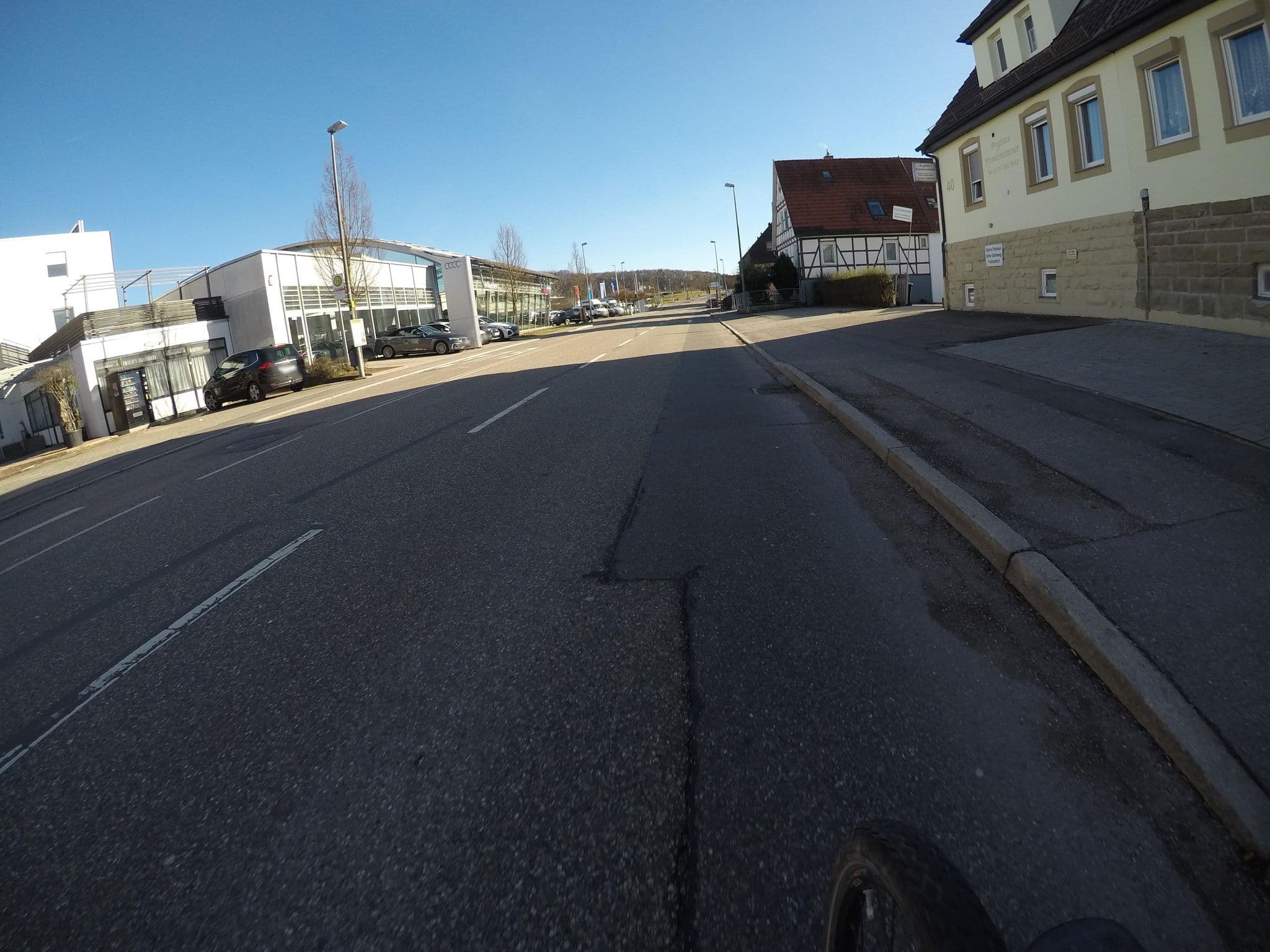 Street view near Brigittes Fremdenzimmer, Leonberg — © mfa (CC BY-SA · Mapillary)