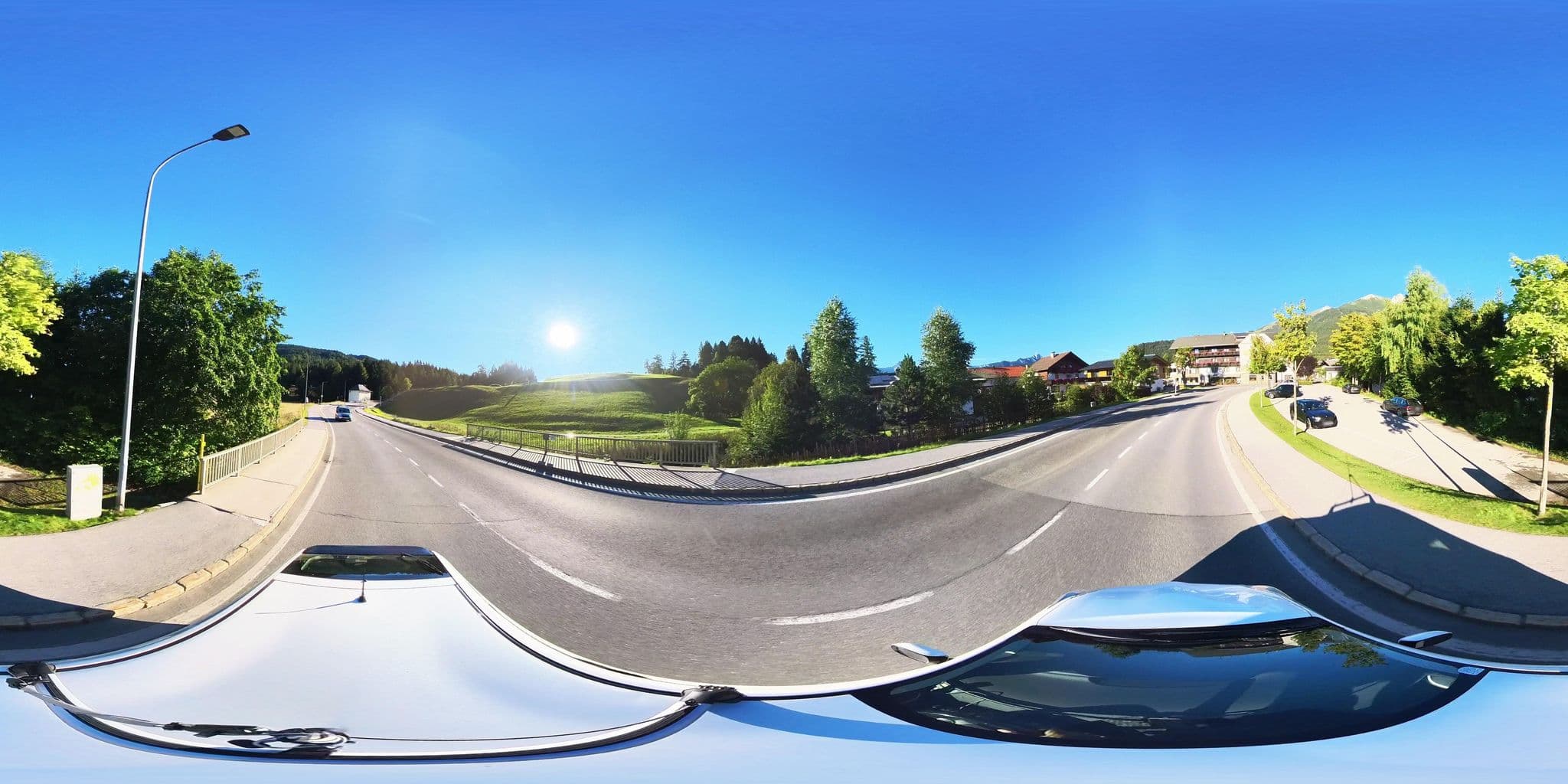 Street view near Haus Flora, Seefeld in Tirol