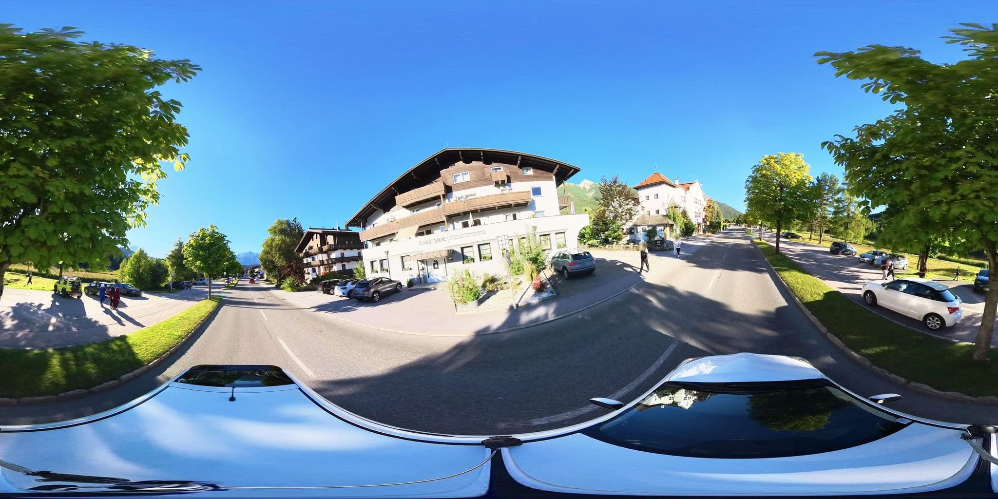 Street view near LakeSide Apartments, Seefeld in Tirol