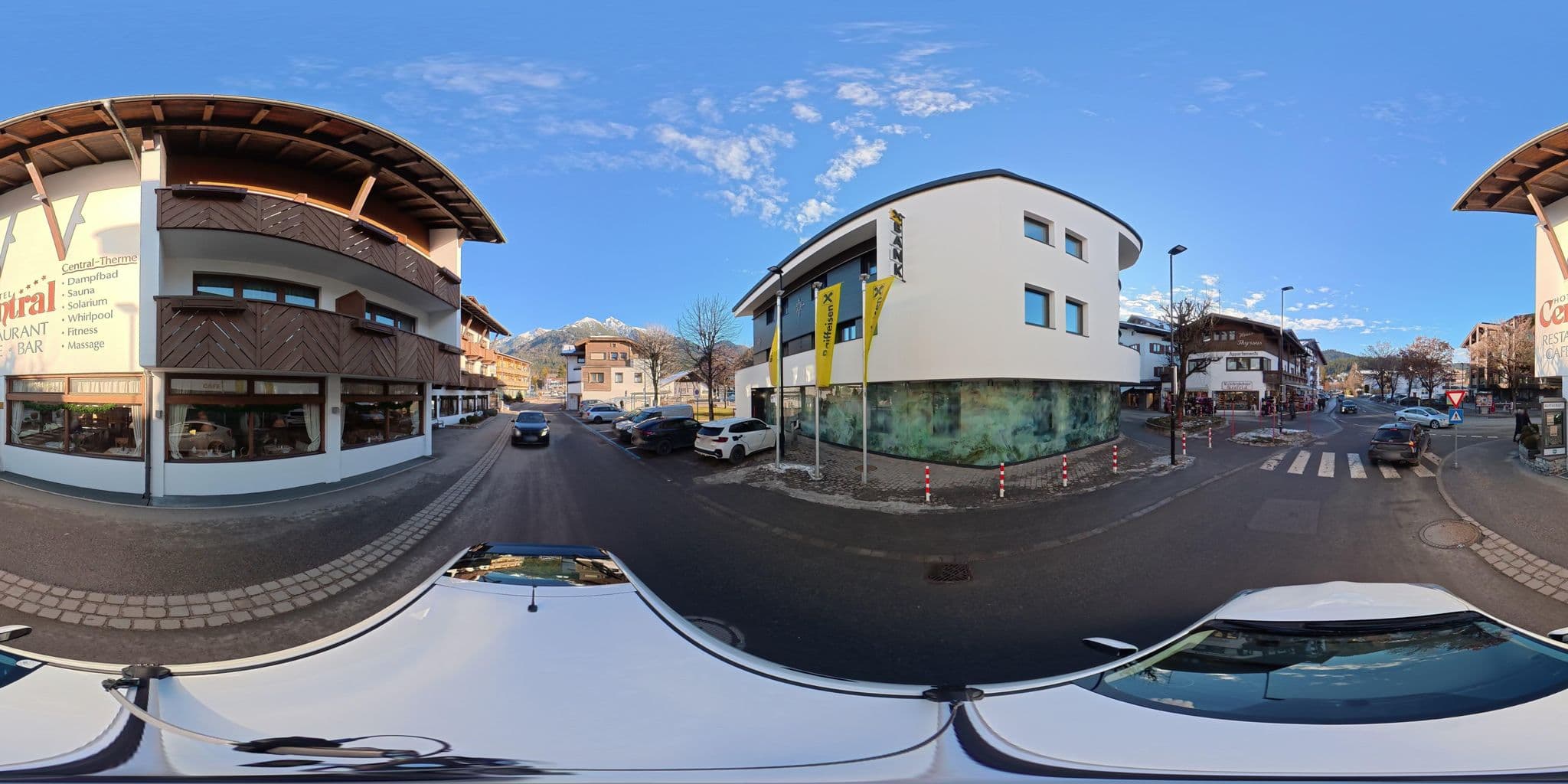 Street view near Central, Seefeld in Tirol