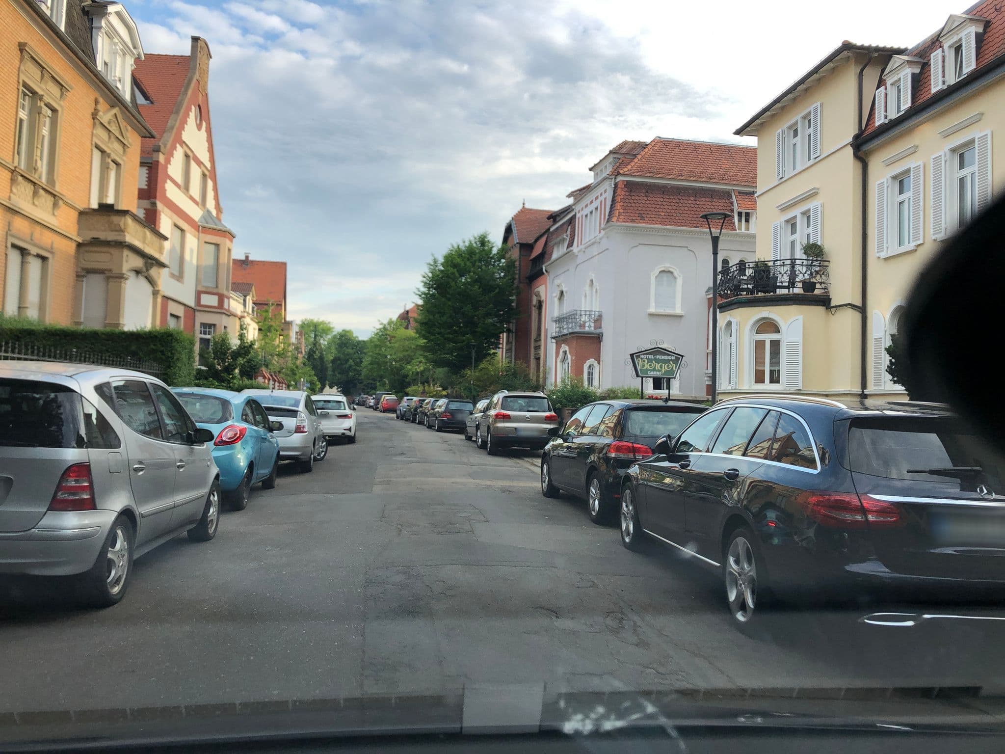 Street view near Pension Berger, Heidelberg — © knistertoni (CC BY-SA · Mapillary)
