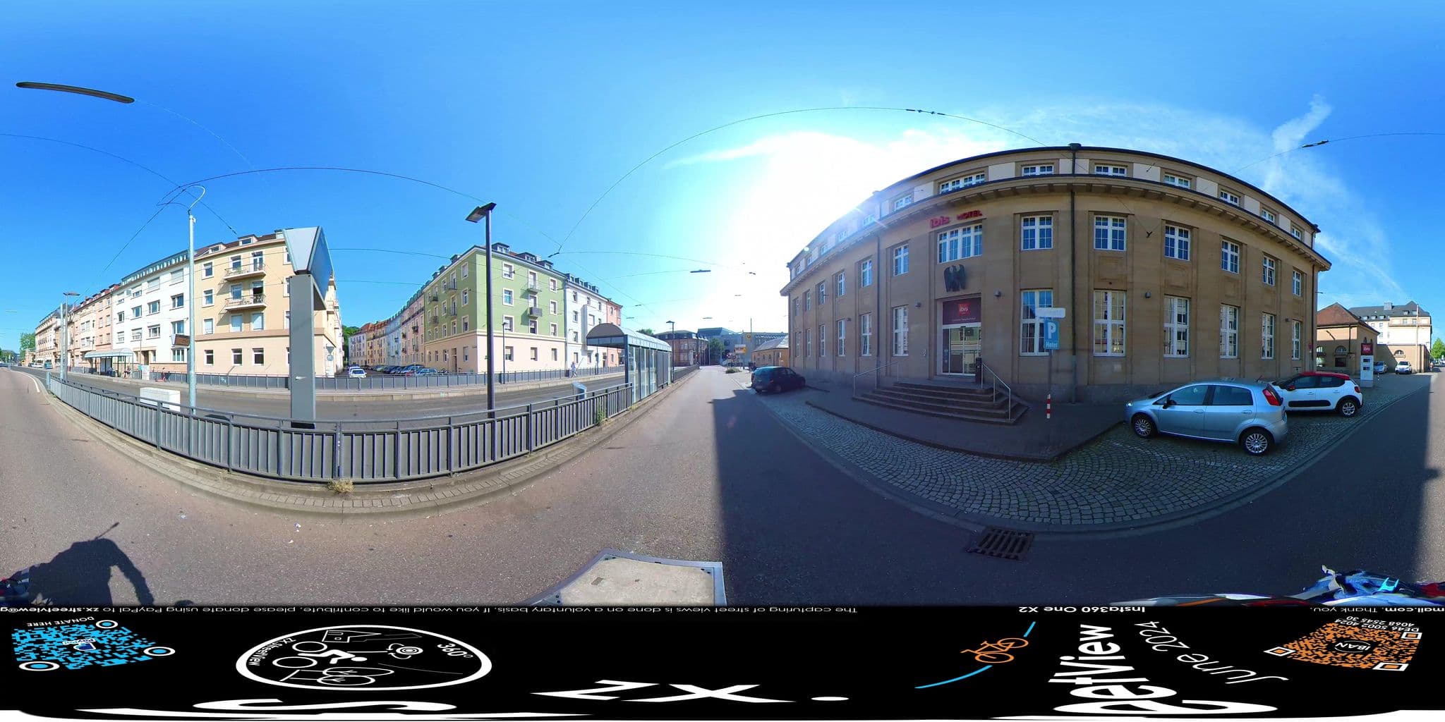 Street view near Hotel Ibis Karlsruhe Hauptbahnhof, Karlsruhe — © ZXStreetview (CC BY-SA · Mapillary)