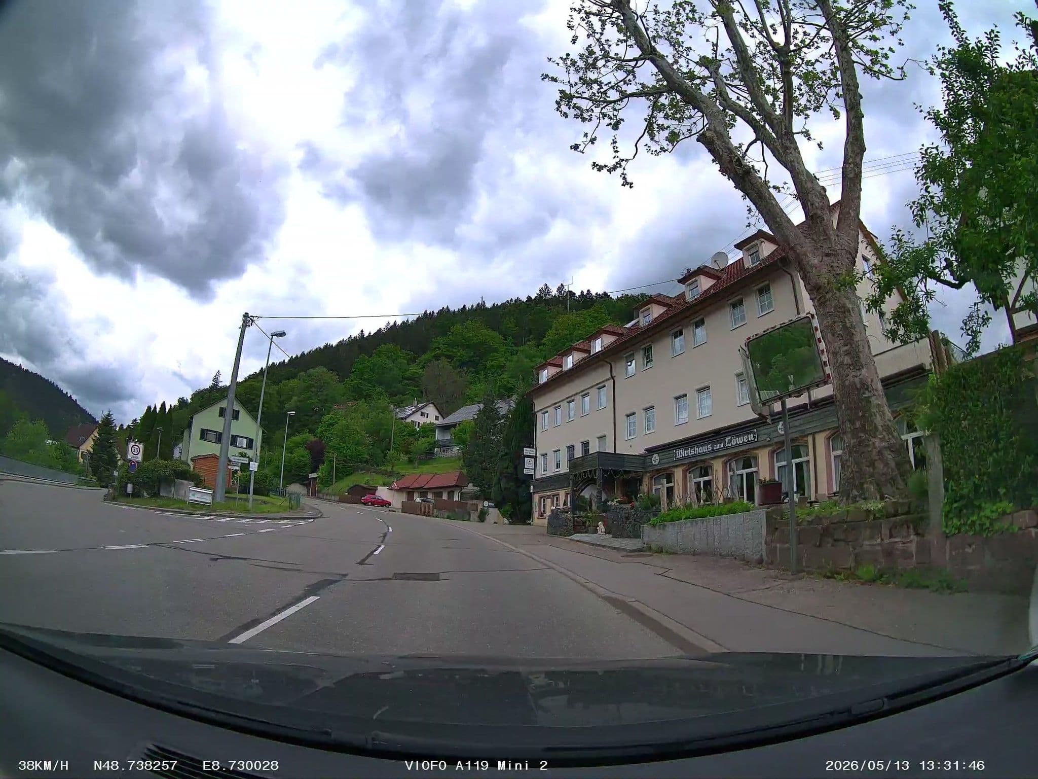 Street view near Wirtshaus zum Löwen, Calw — © soulcover (CC BY-SA · Mapillary)