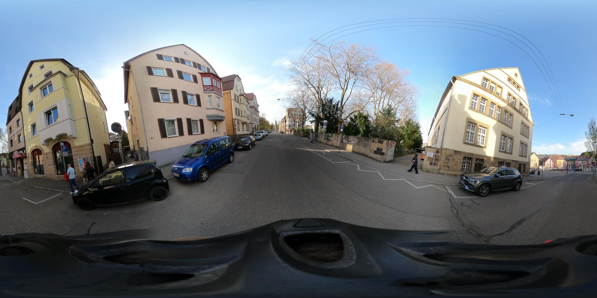 Street view near Feuerbacher Hof, Stuttgart Feuerbach — © artemis (CC BY-SA · Mapillary)