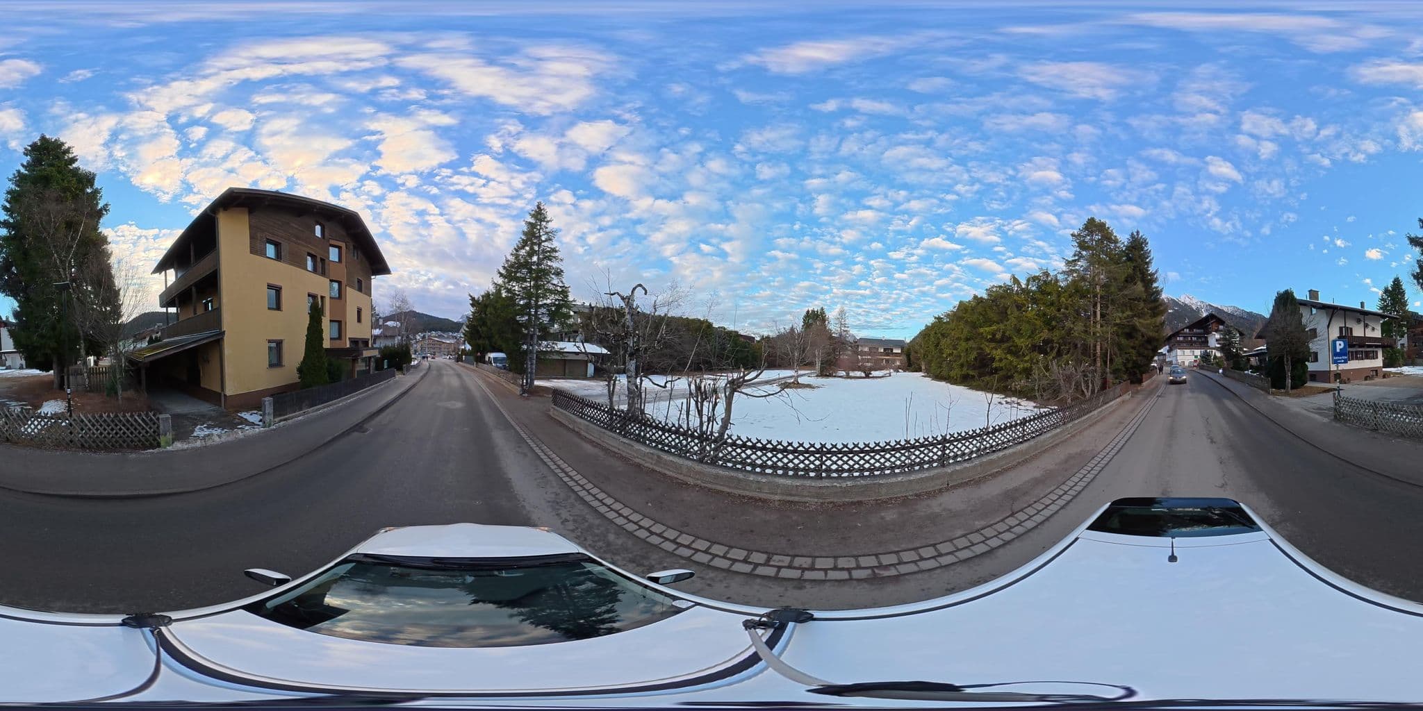 Street view near Pension Brigitte, Seefeld in Tirol