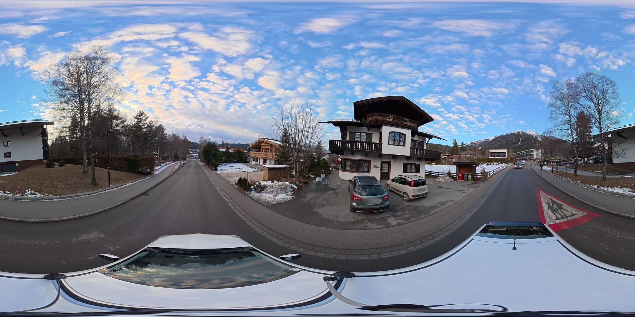 Street view near Landhaus Rote Erde, Seefeld in Tirol