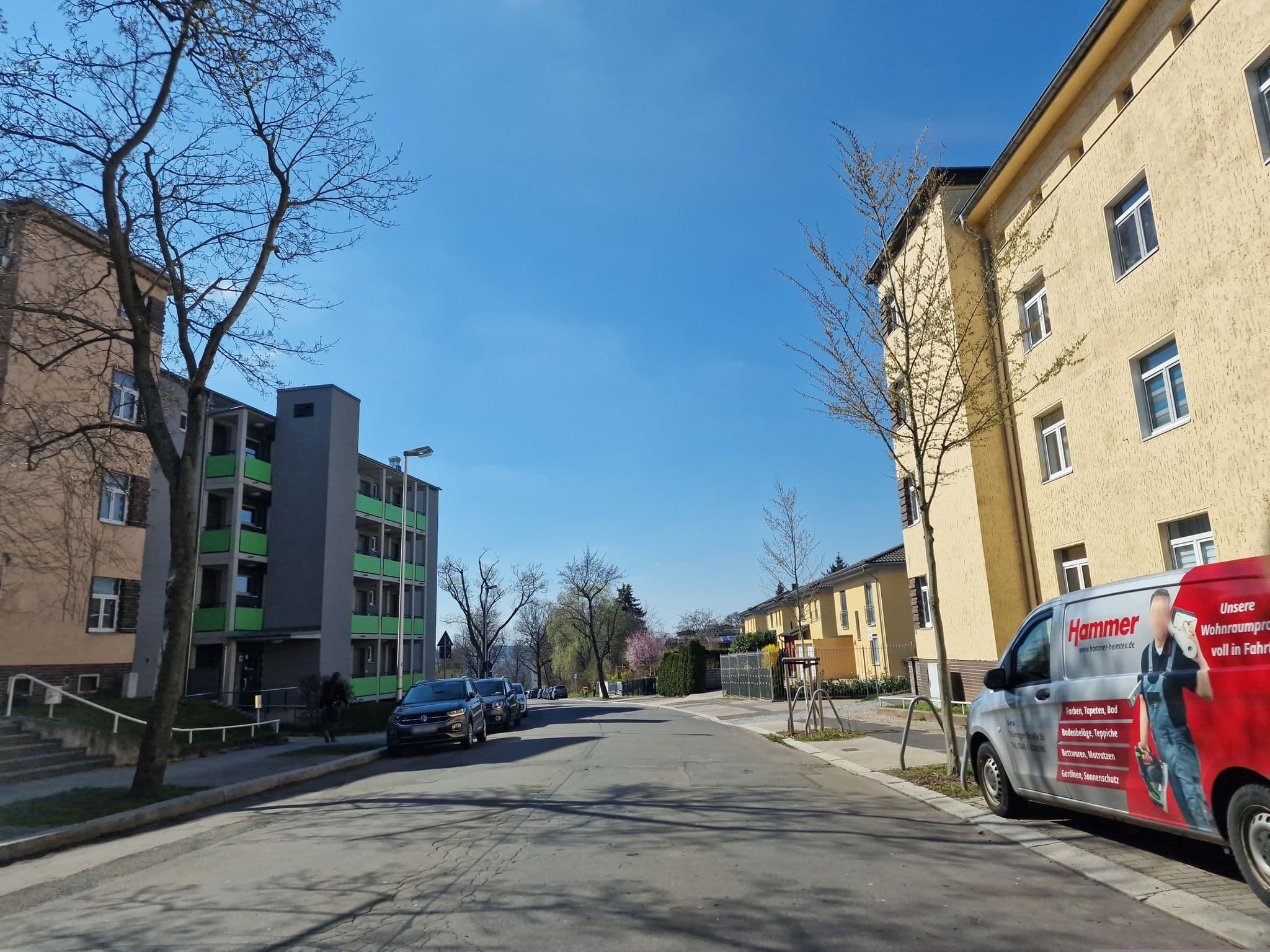 Street view near Am Galgenberg, Leumnitz — © canislupus (CC BY-SA · Mapillary)